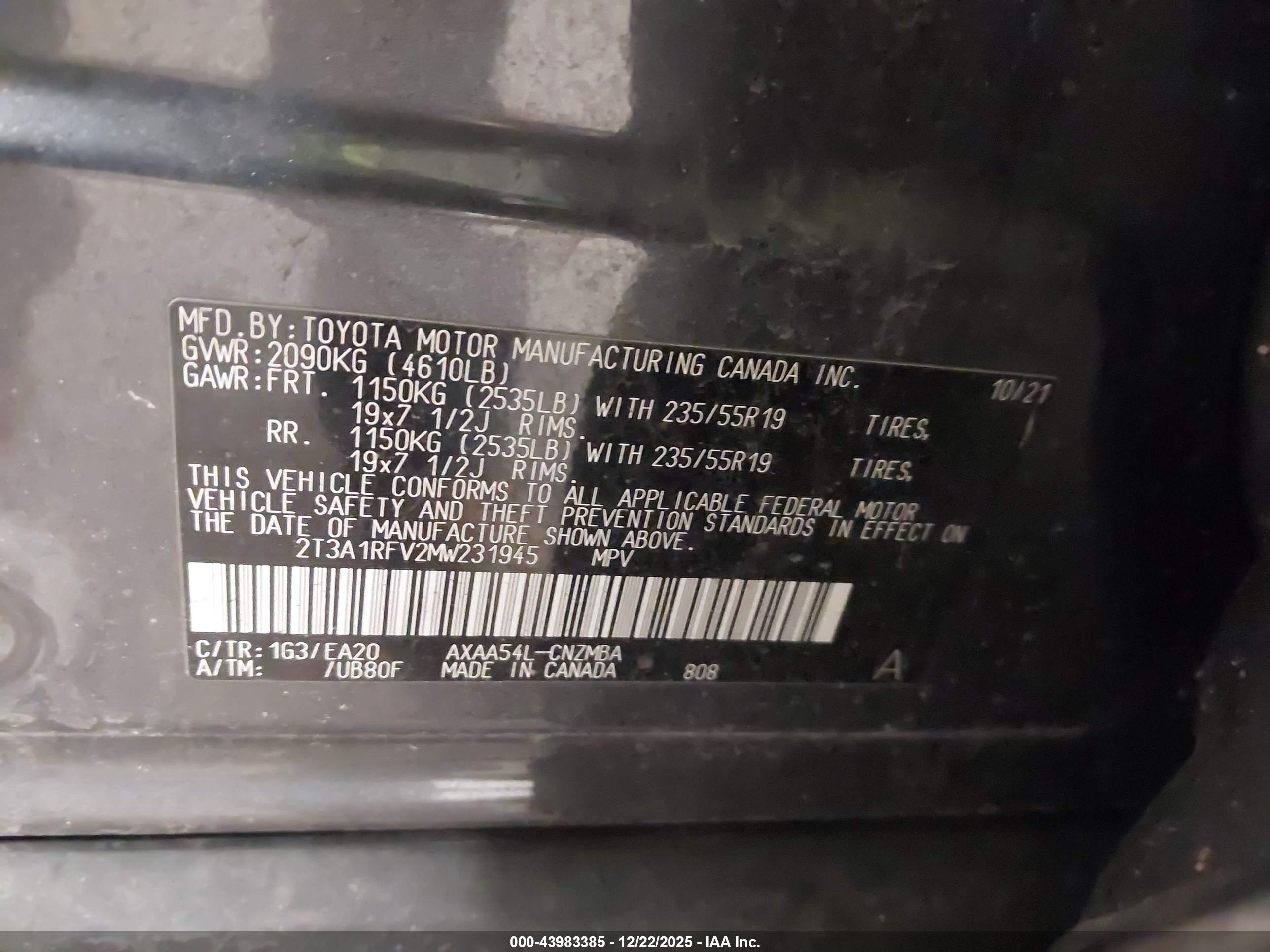 TOYOTA RAV4 image 9