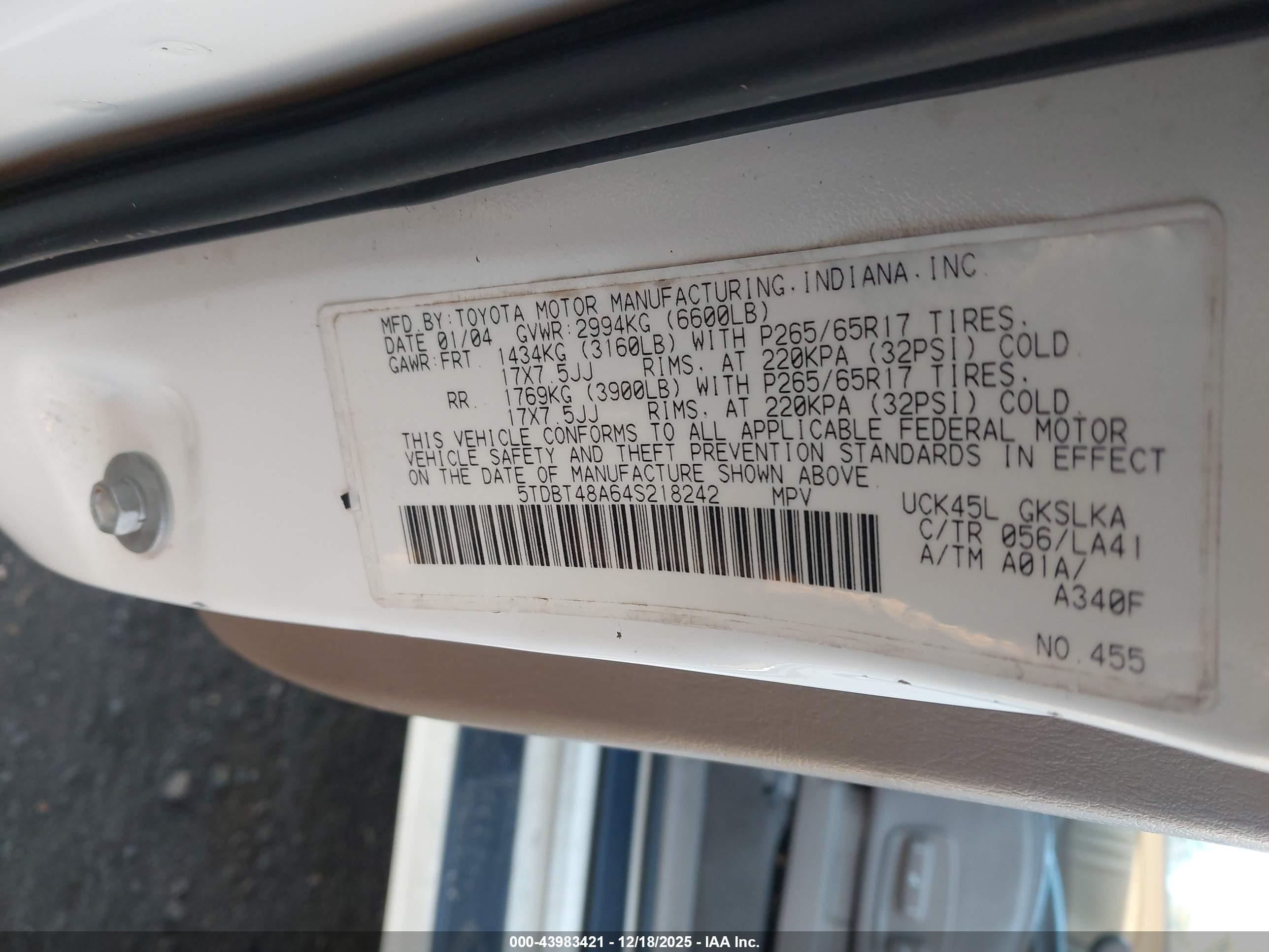 TOYOTA SEQUOIA image 9