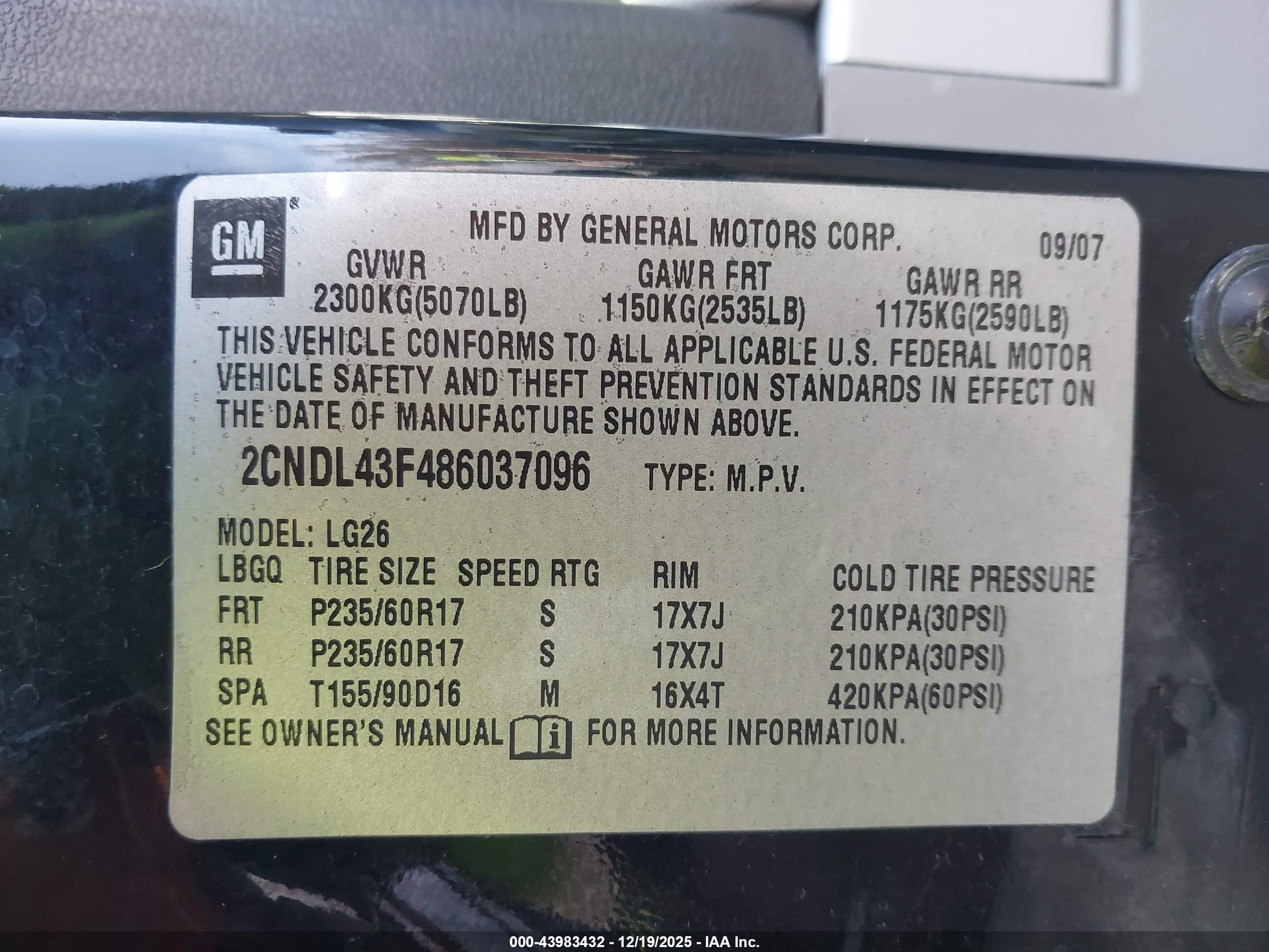 CHEVROLET EQUINOX image 9