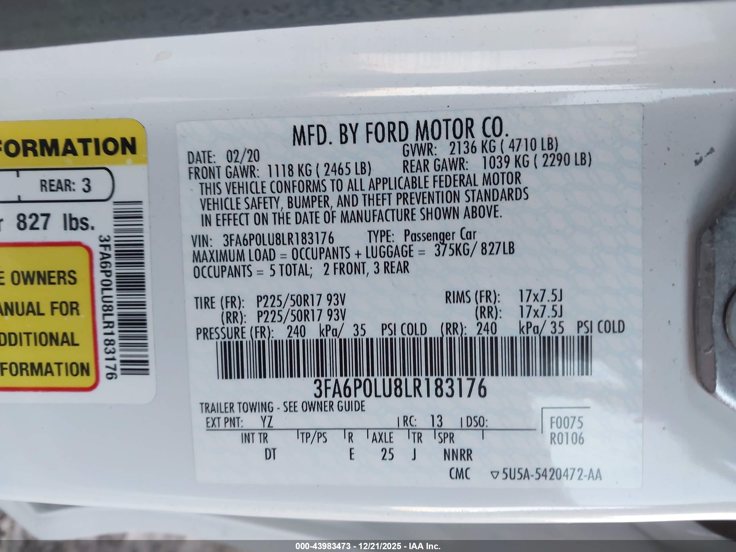 FORD FUSION image 9
