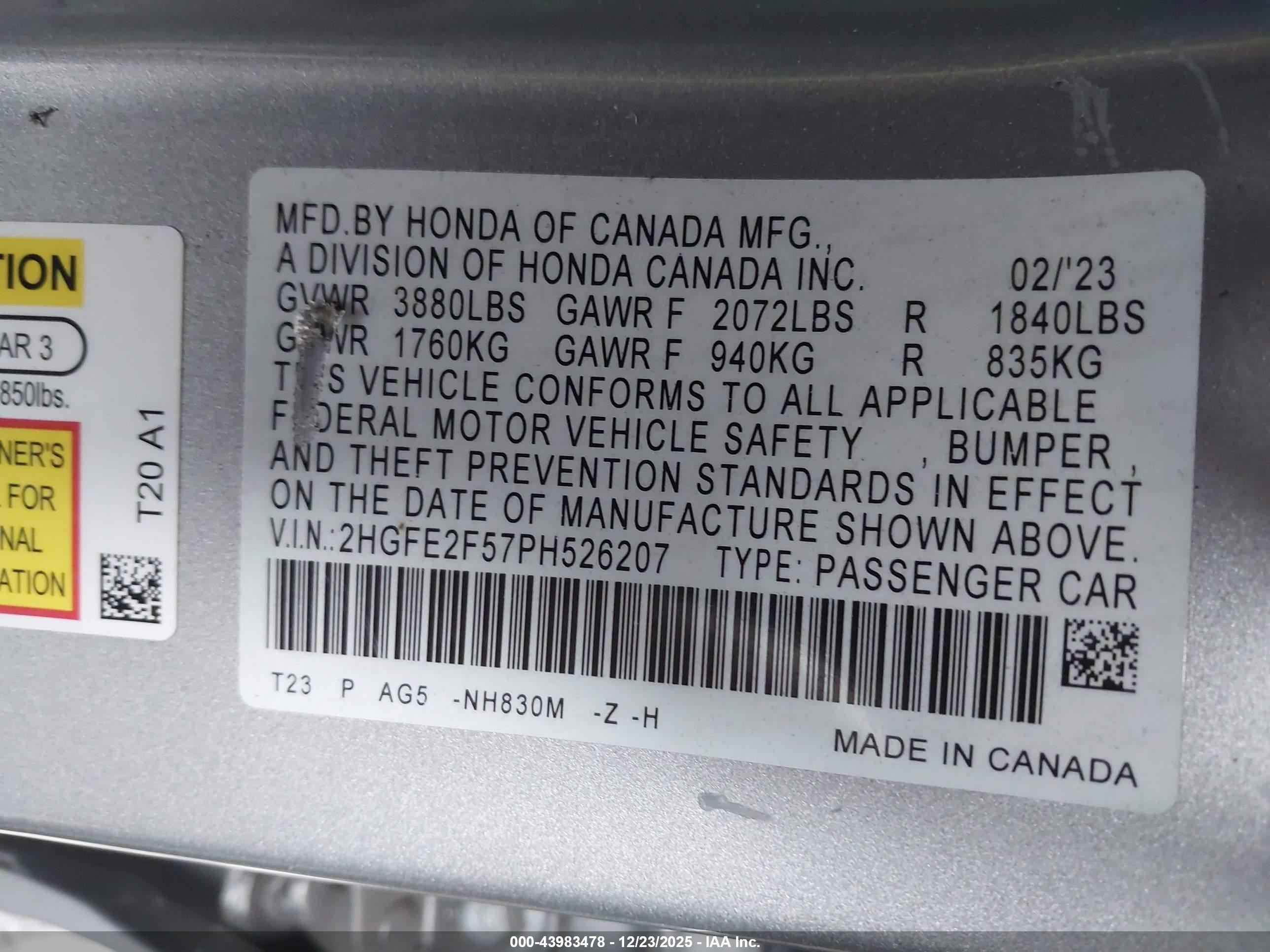 HONDA CIVIC image 9