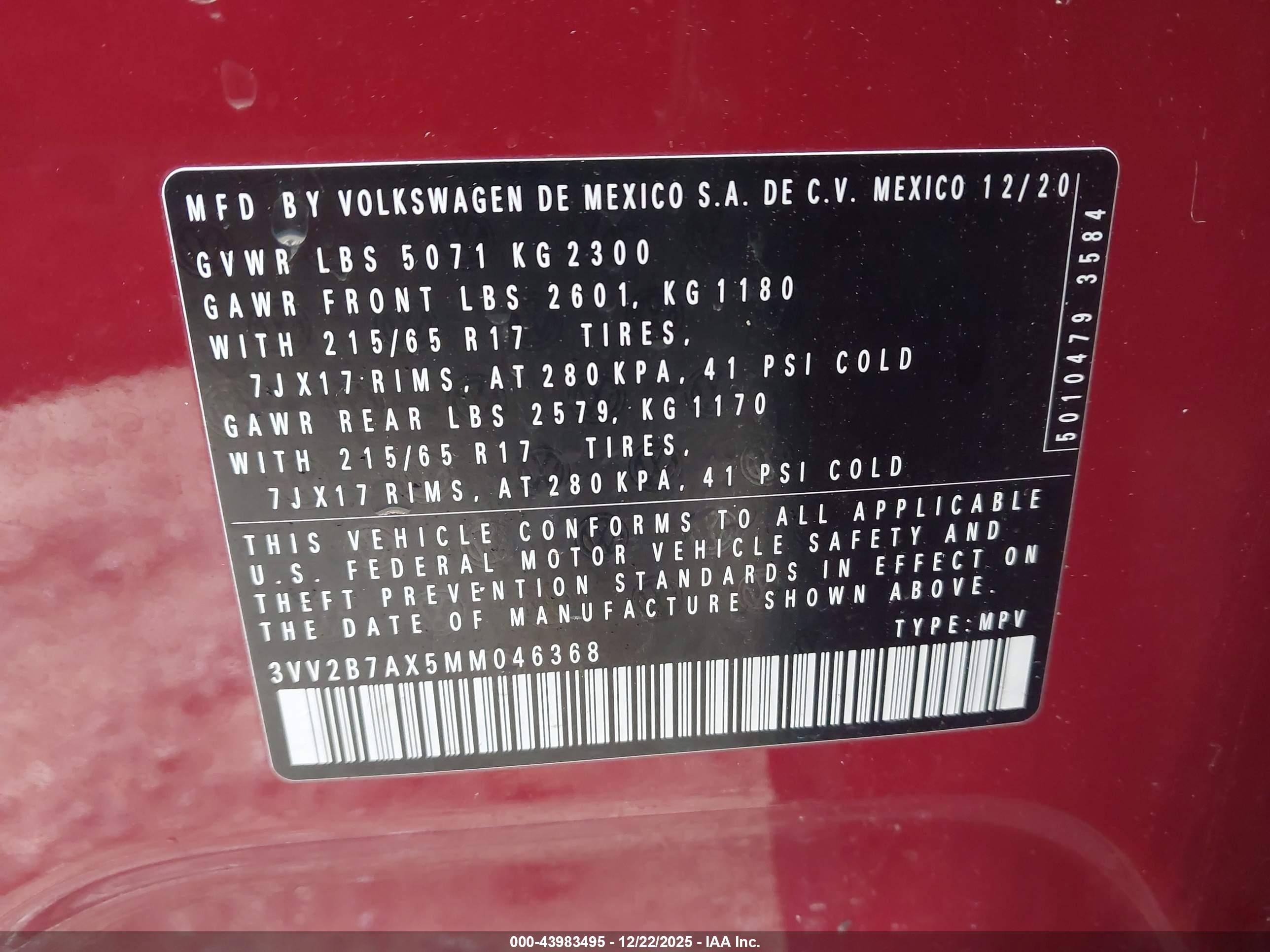 VOLKSWAGEN TIGUAN image 9
