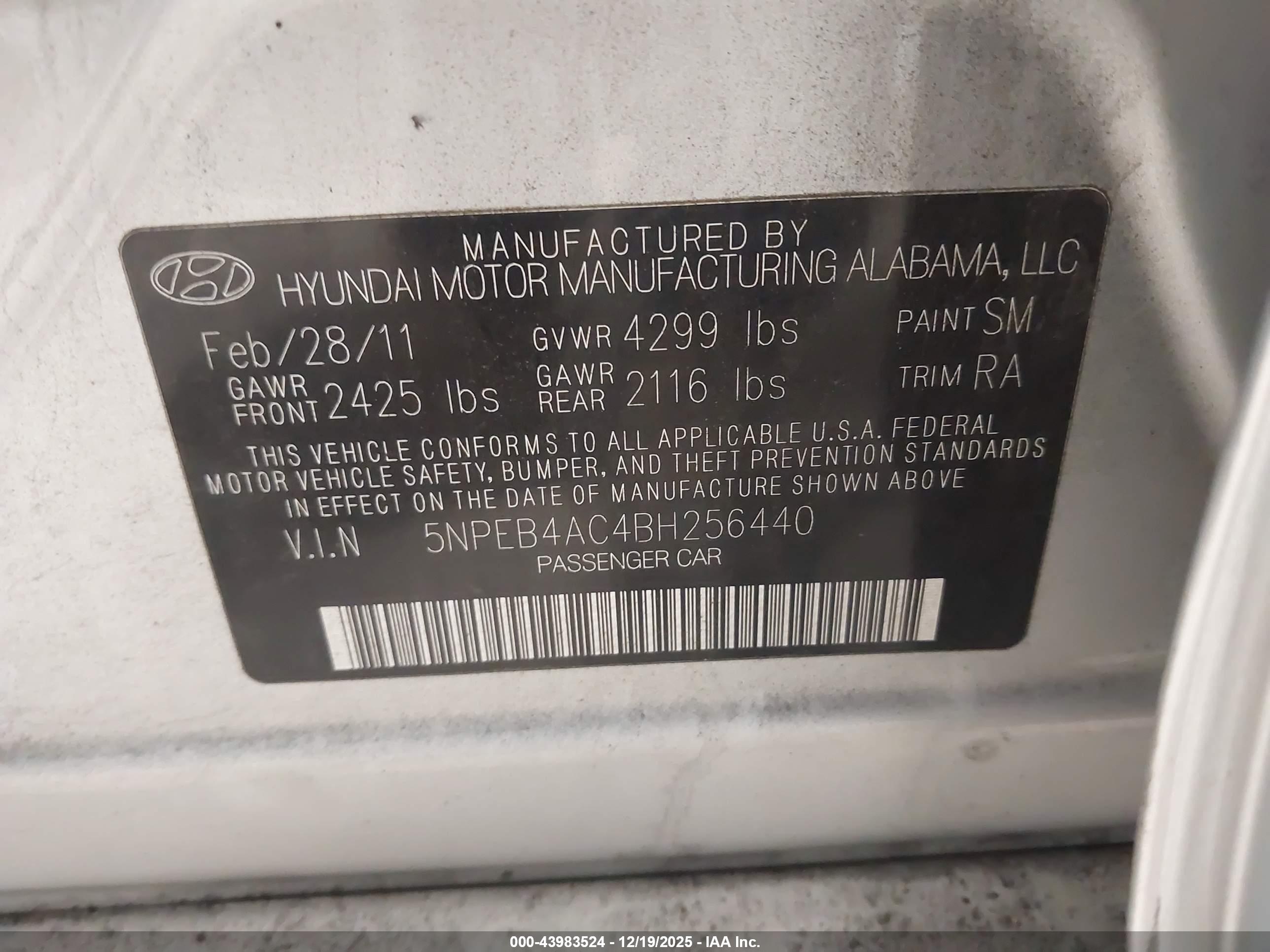 HYUNDAI SONATA image 9