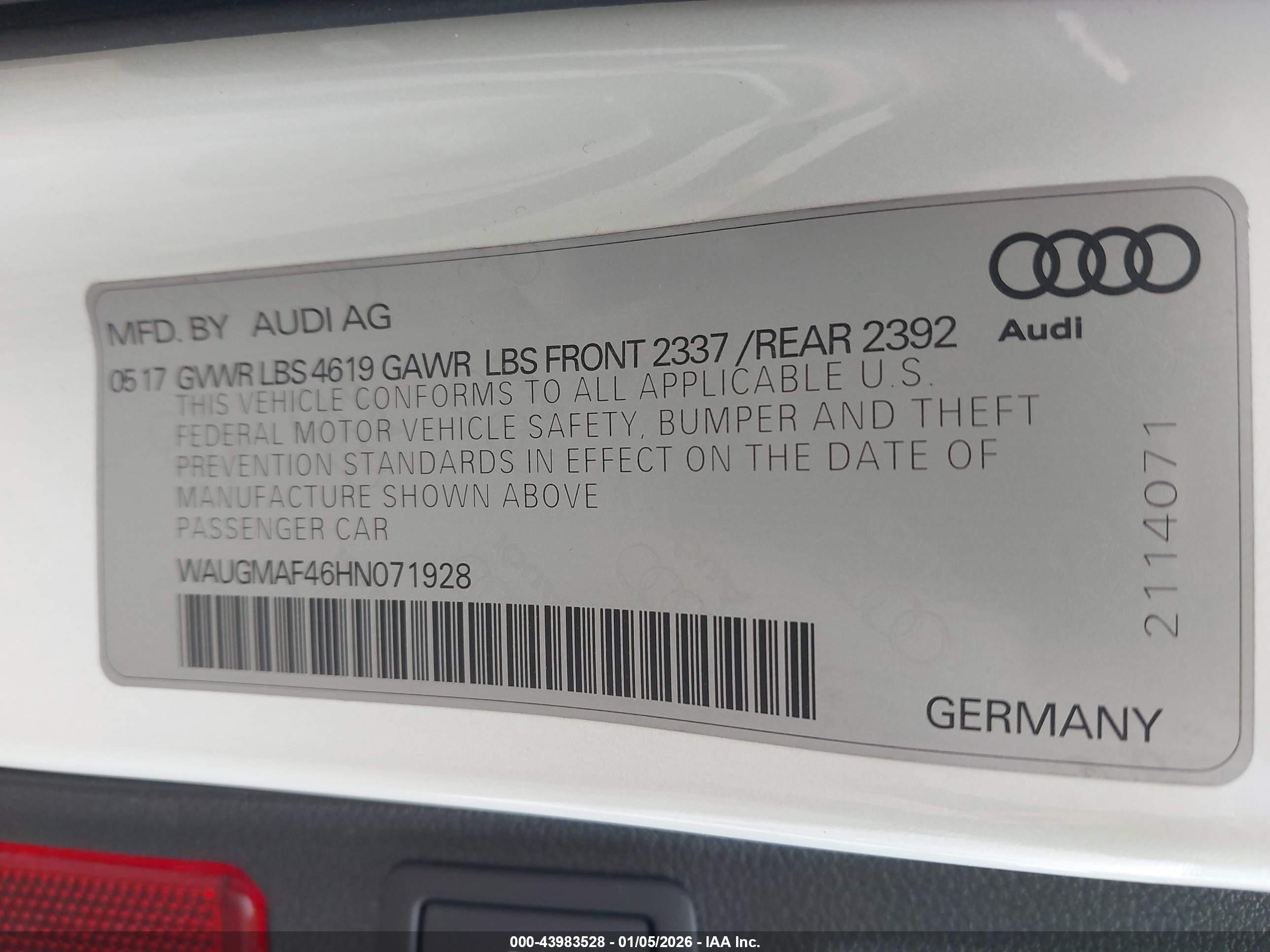 AUDI A4 image 9