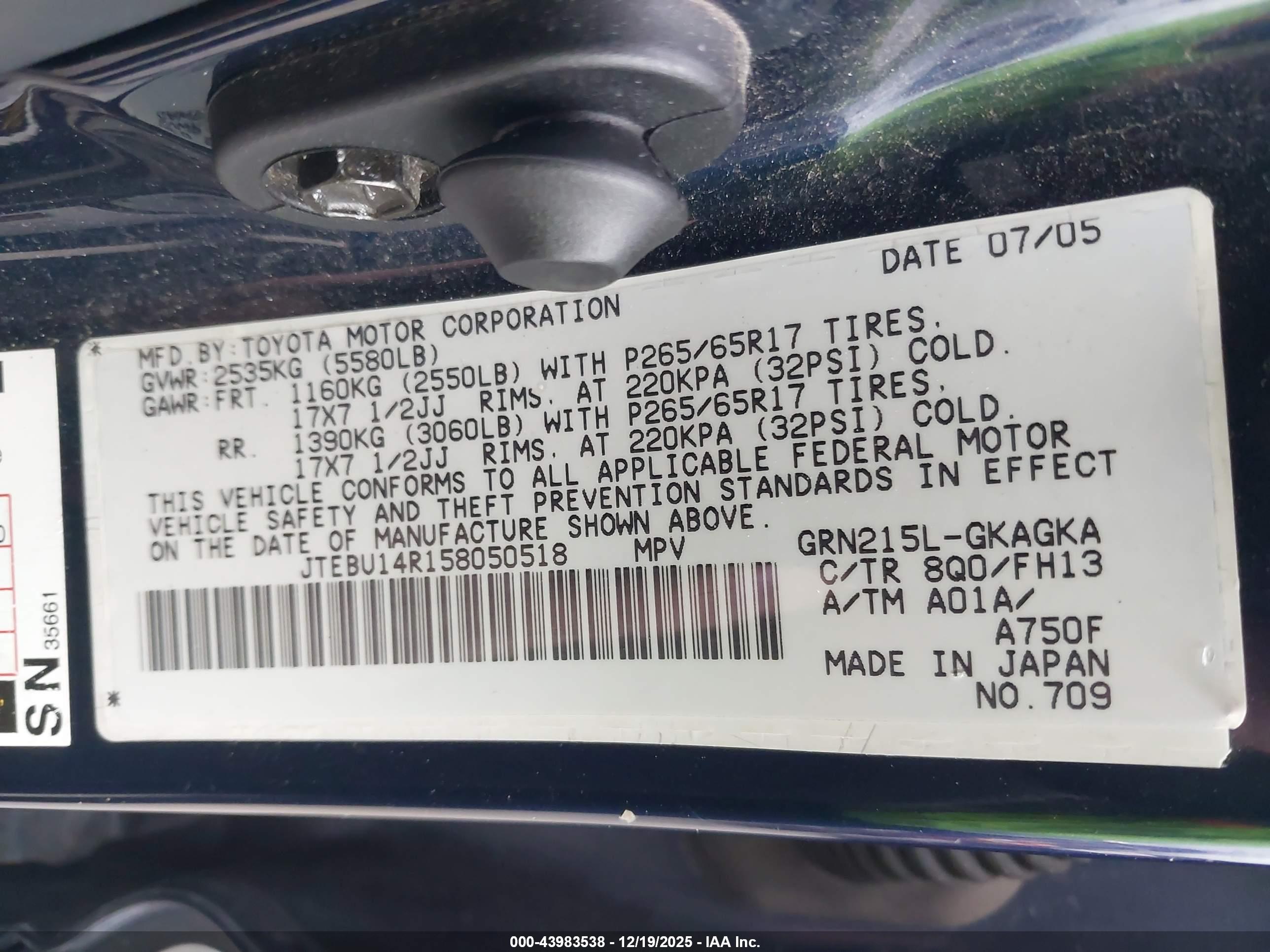 TOYOTA 4RUNNER image 9