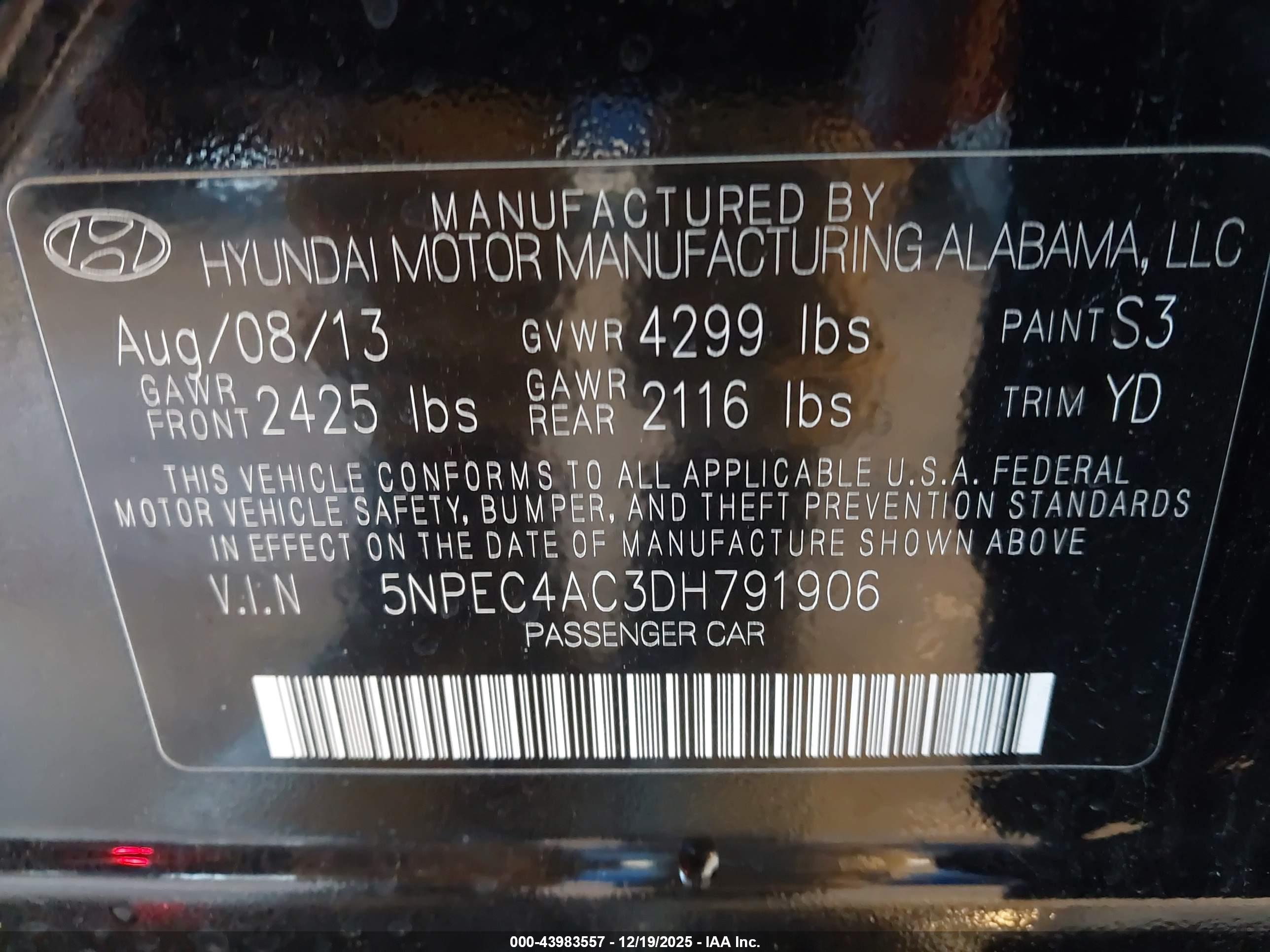 HYUNDAI SONATA image 9