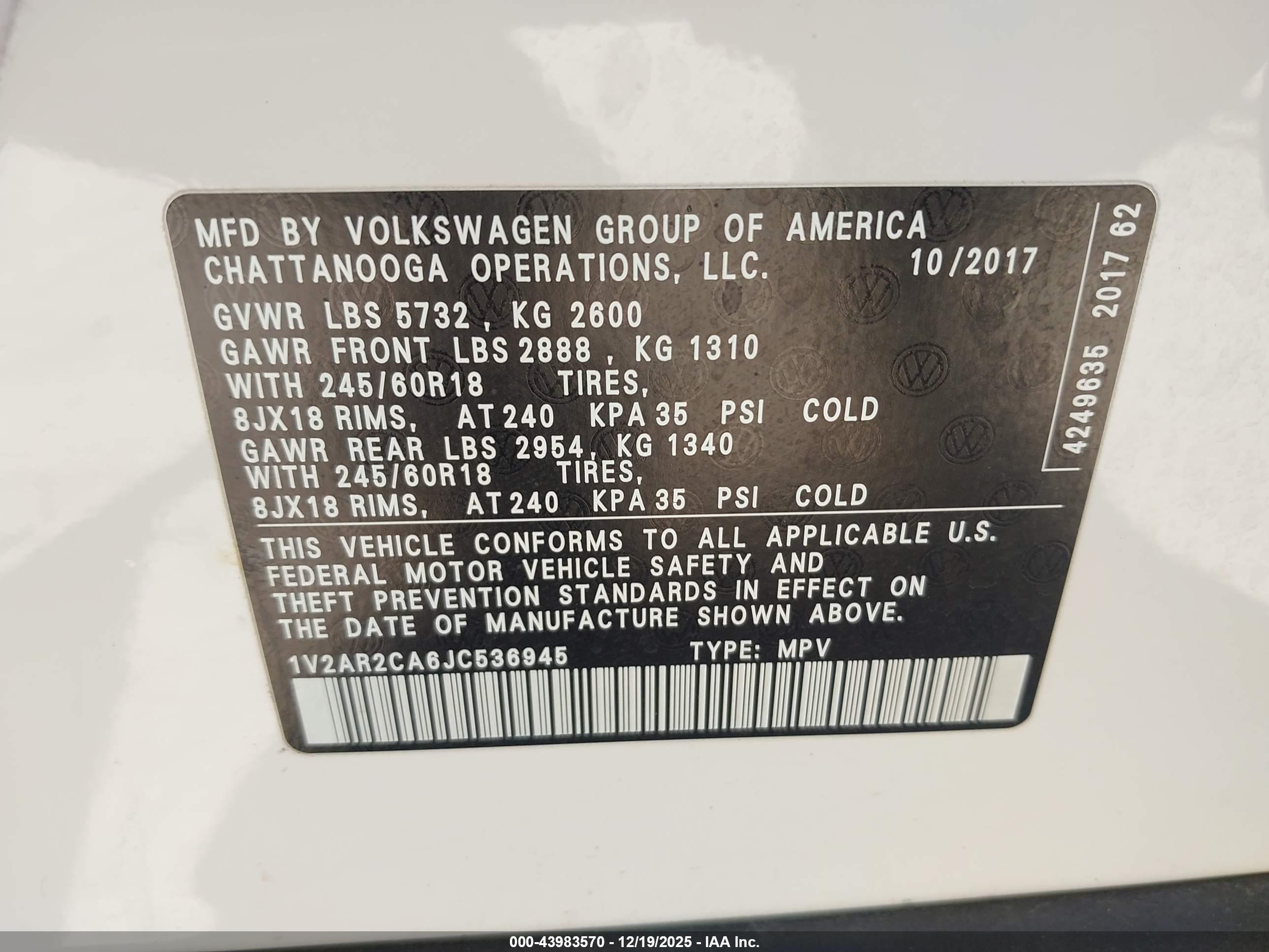 VOLKSWAGEN ATLAS image 9