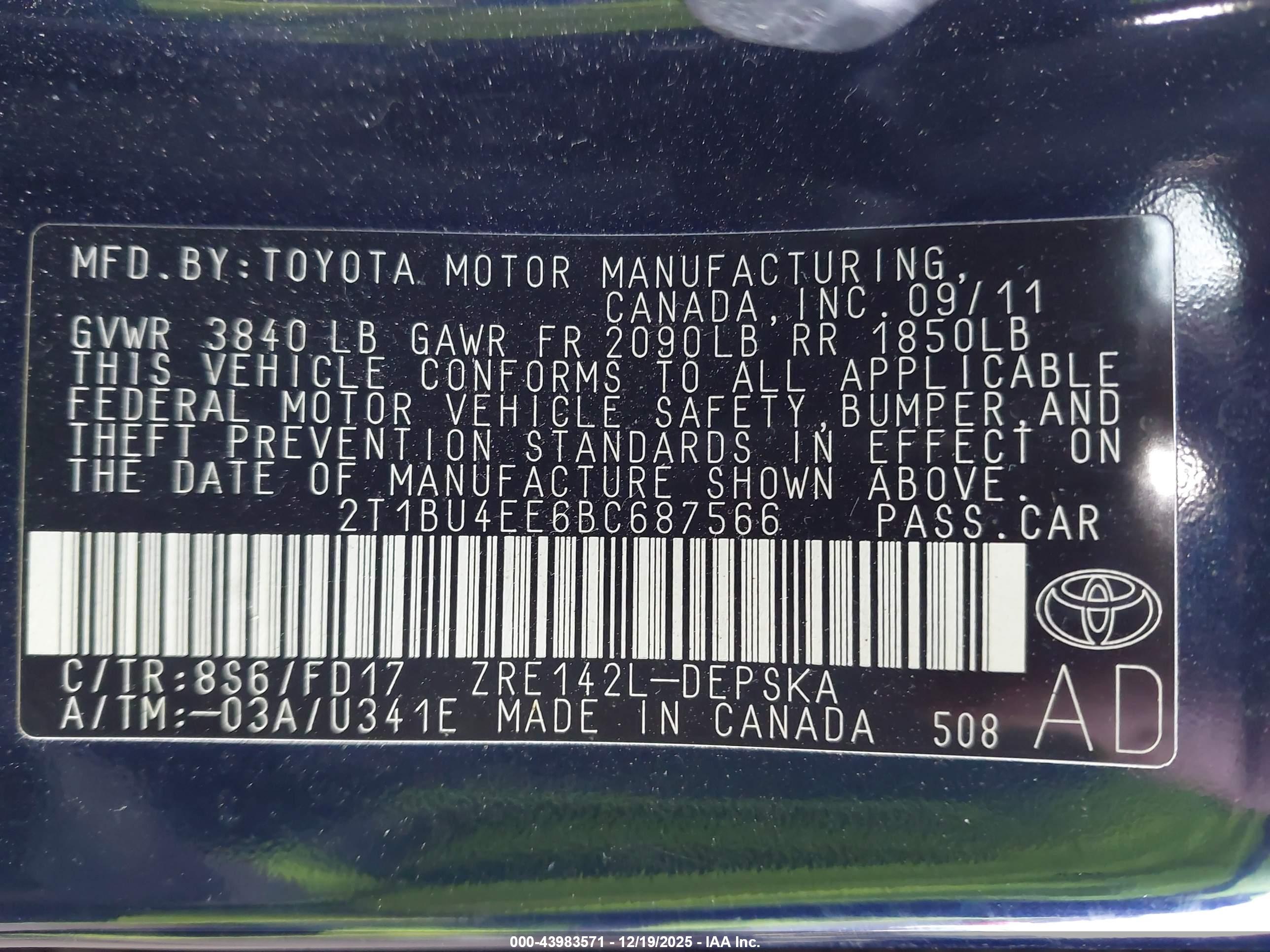 TOYOTA COROLLA image 9