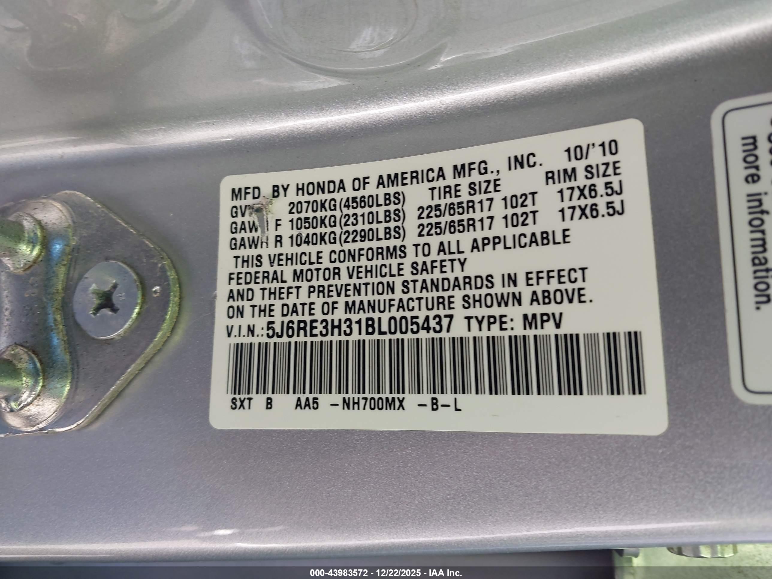HONDA CR-V image 9
