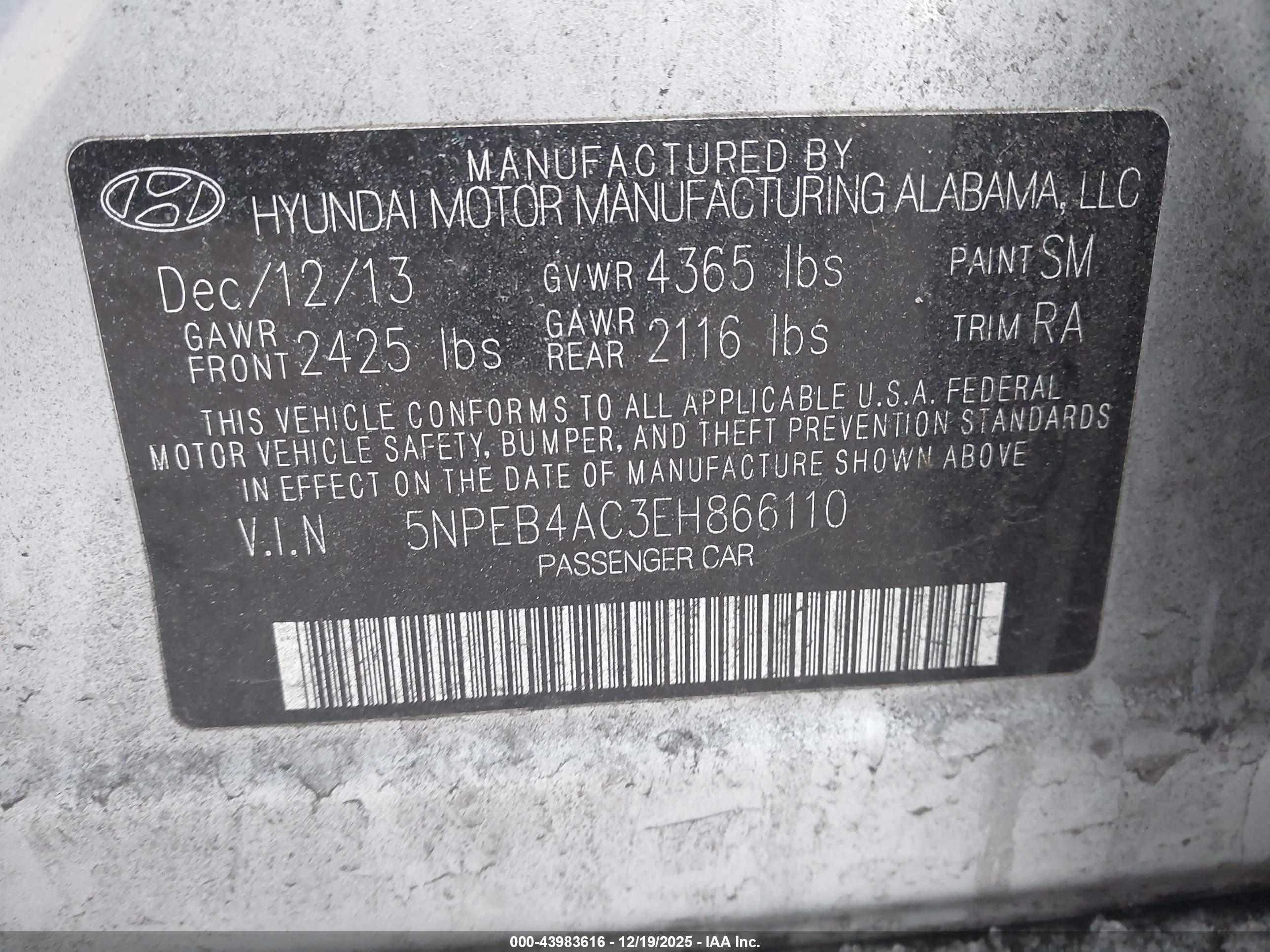 HYUNDAI SONATA image 9