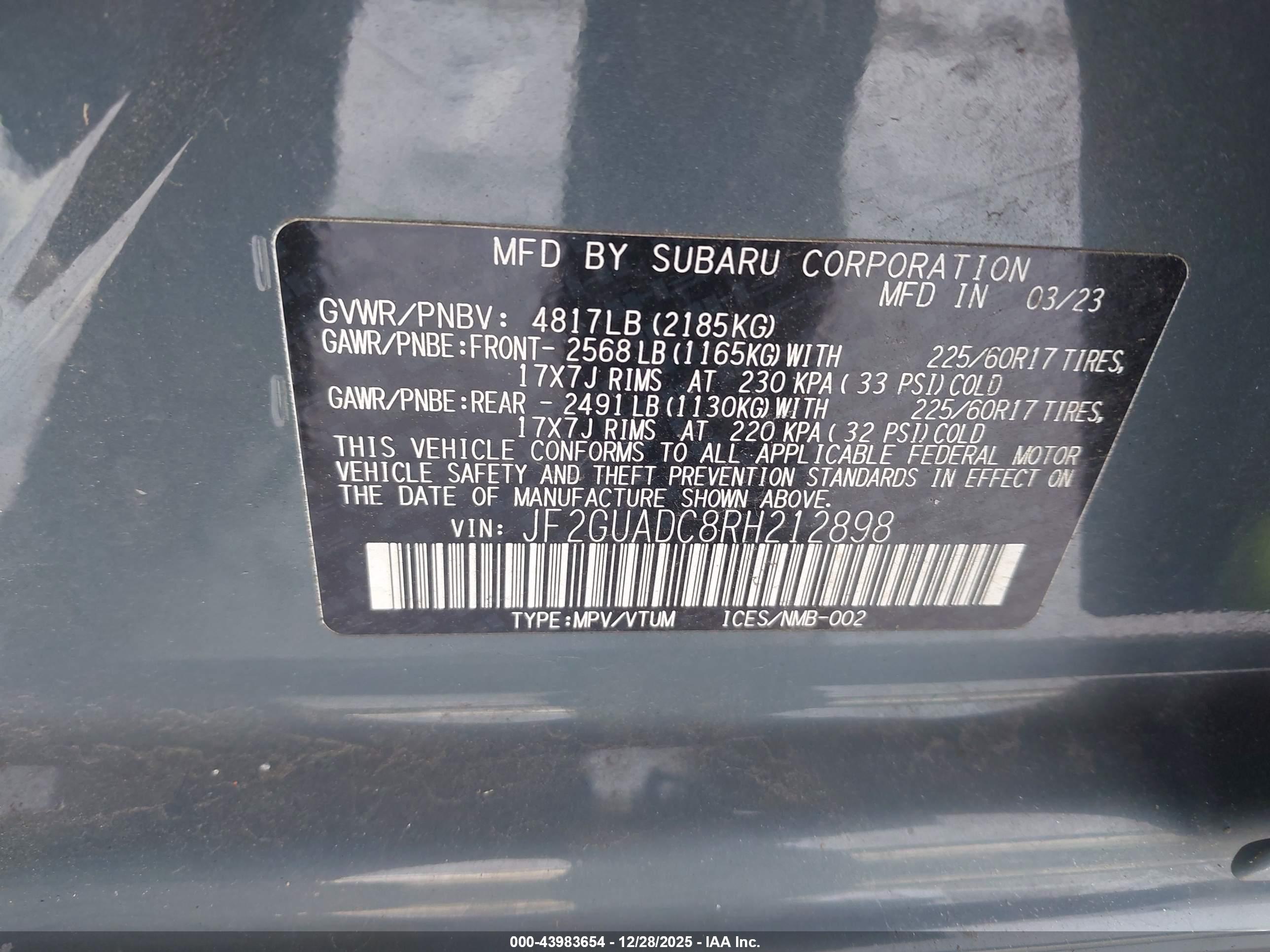 SUBARU CROSSTREK image 9