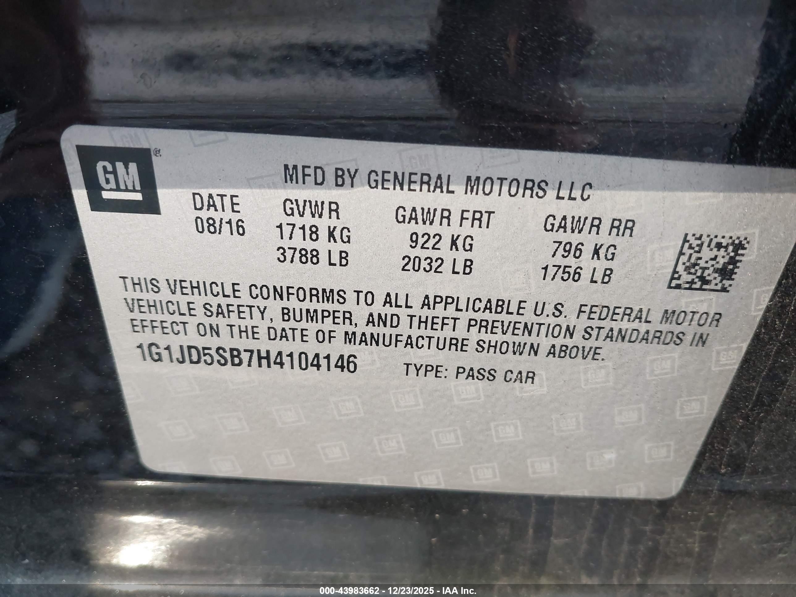 CHEVROLET SONIC image 9