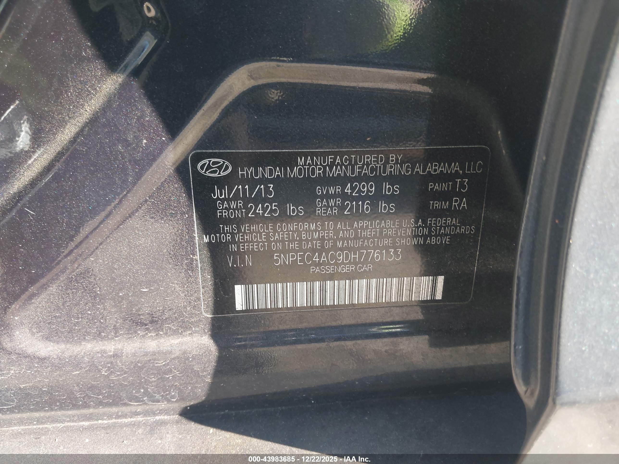 HYUNDAI SONATA image 9