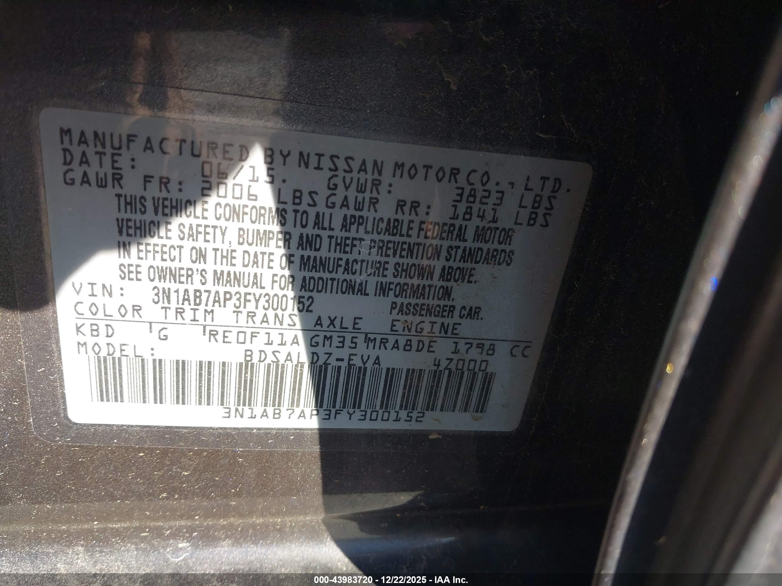 NISSAN SENTRA image 9
