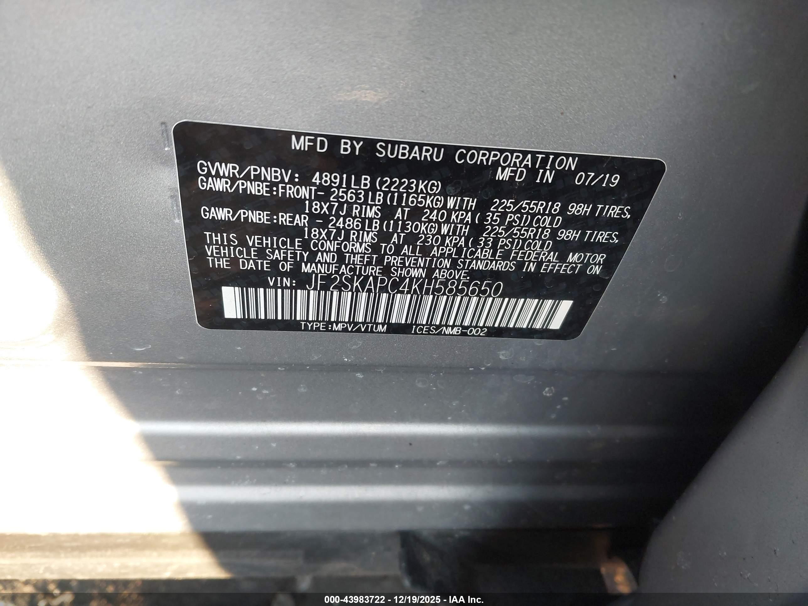 SUBARU FORESTER image 9