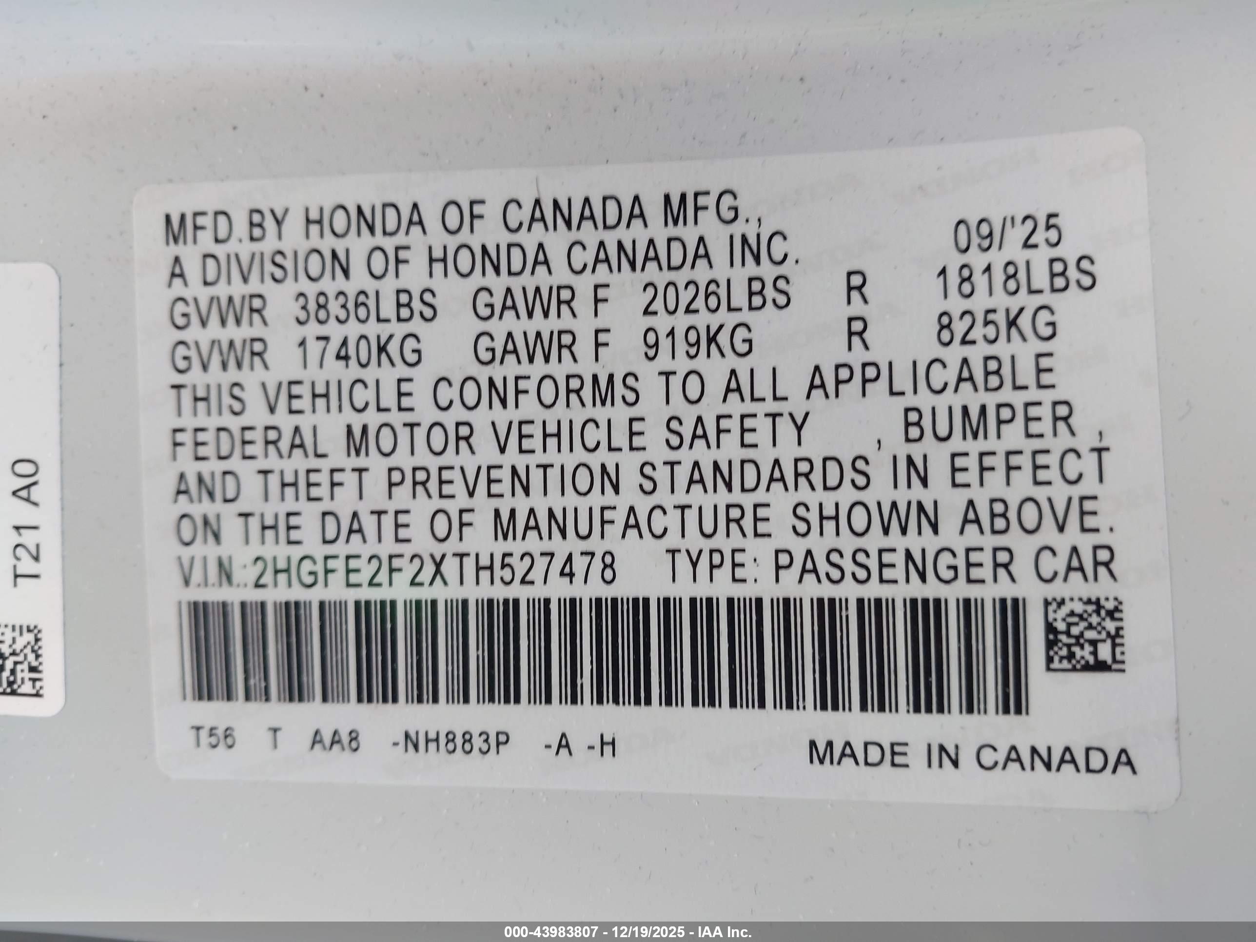 HONDA CIVIC image 9