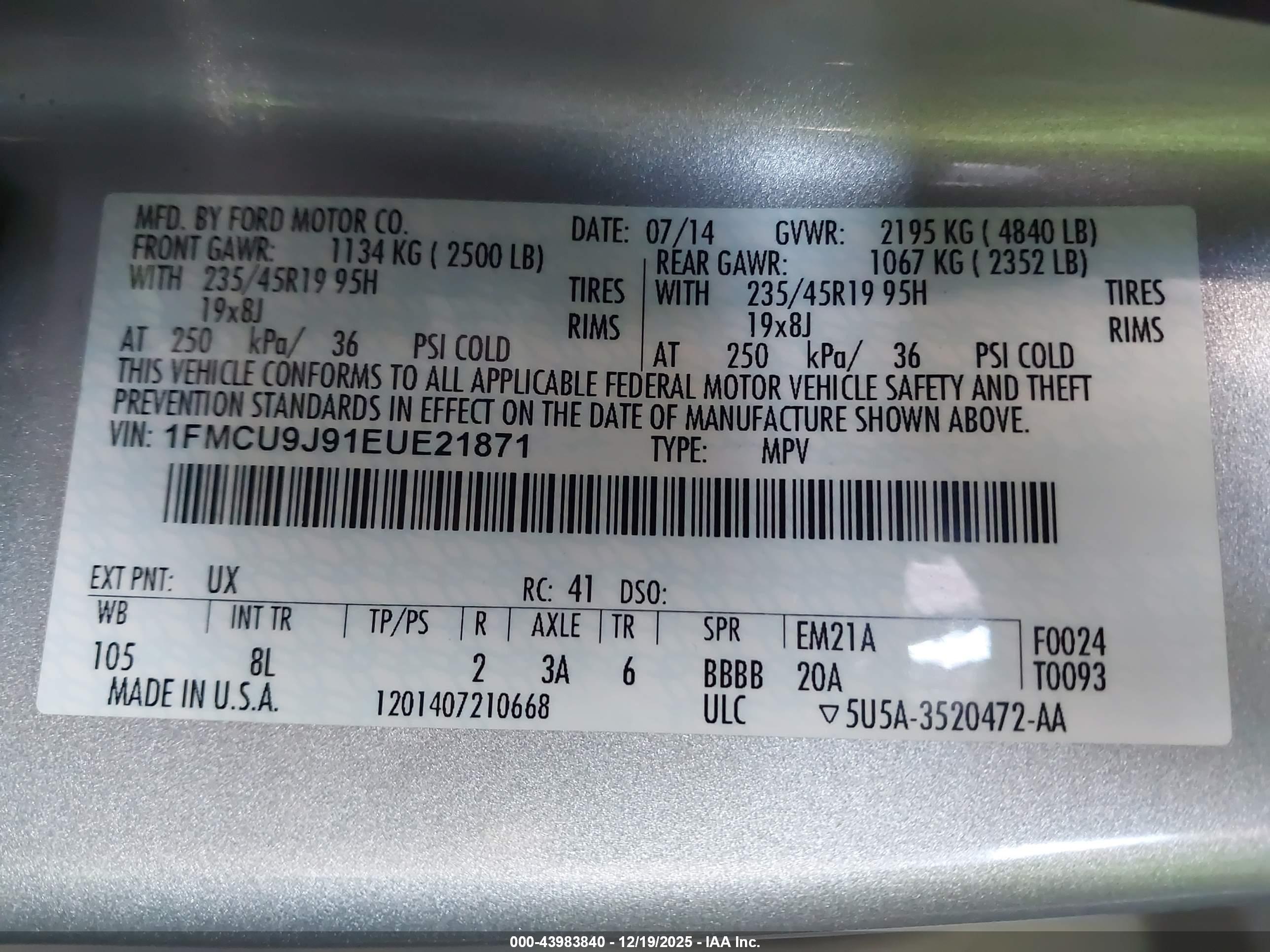 FORD ESCAPE image 9