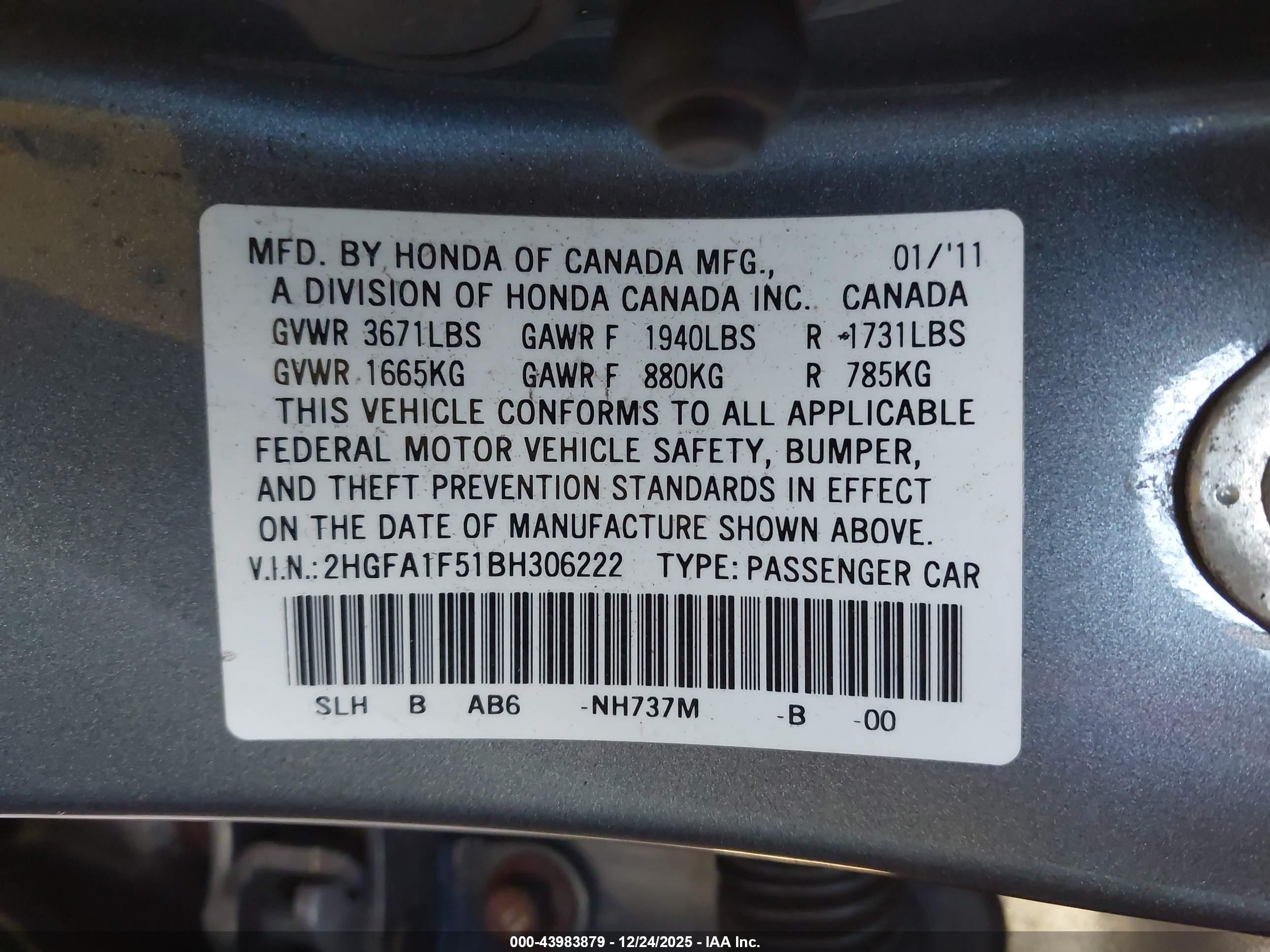 HONDA CIVIC image 9