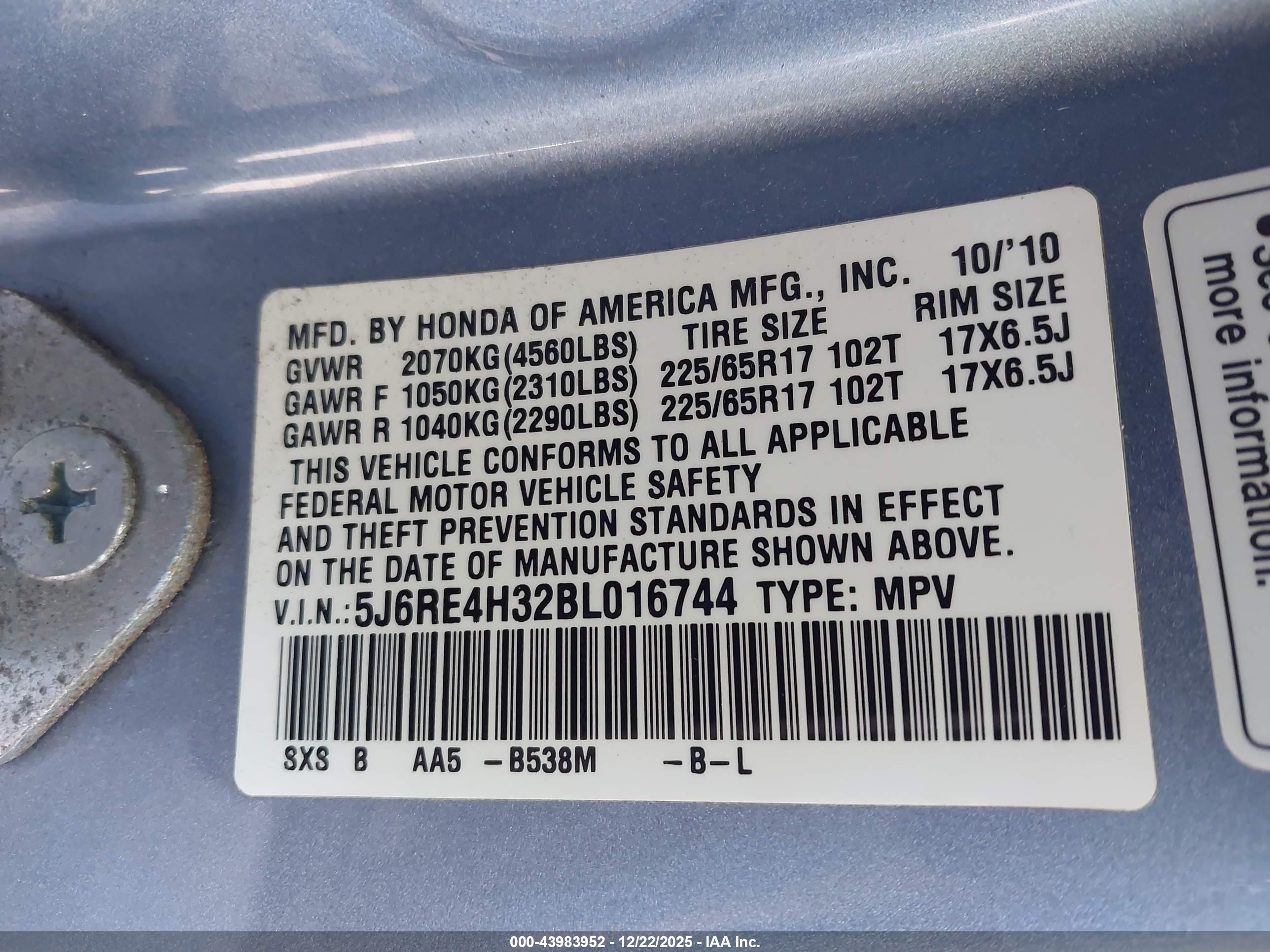 HONDA CR-V image 9
