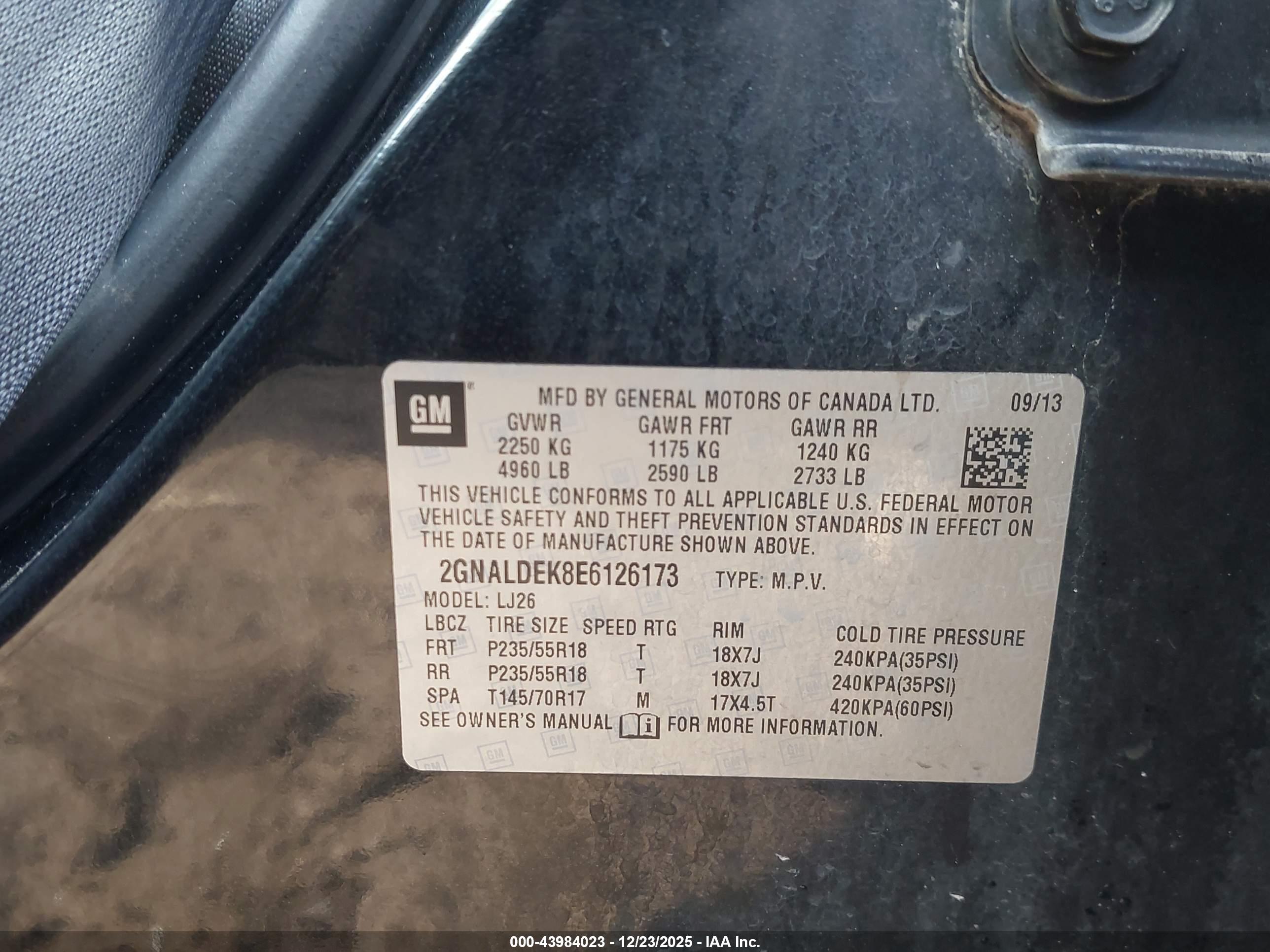 CHEVROLET EQUINOX image 9
