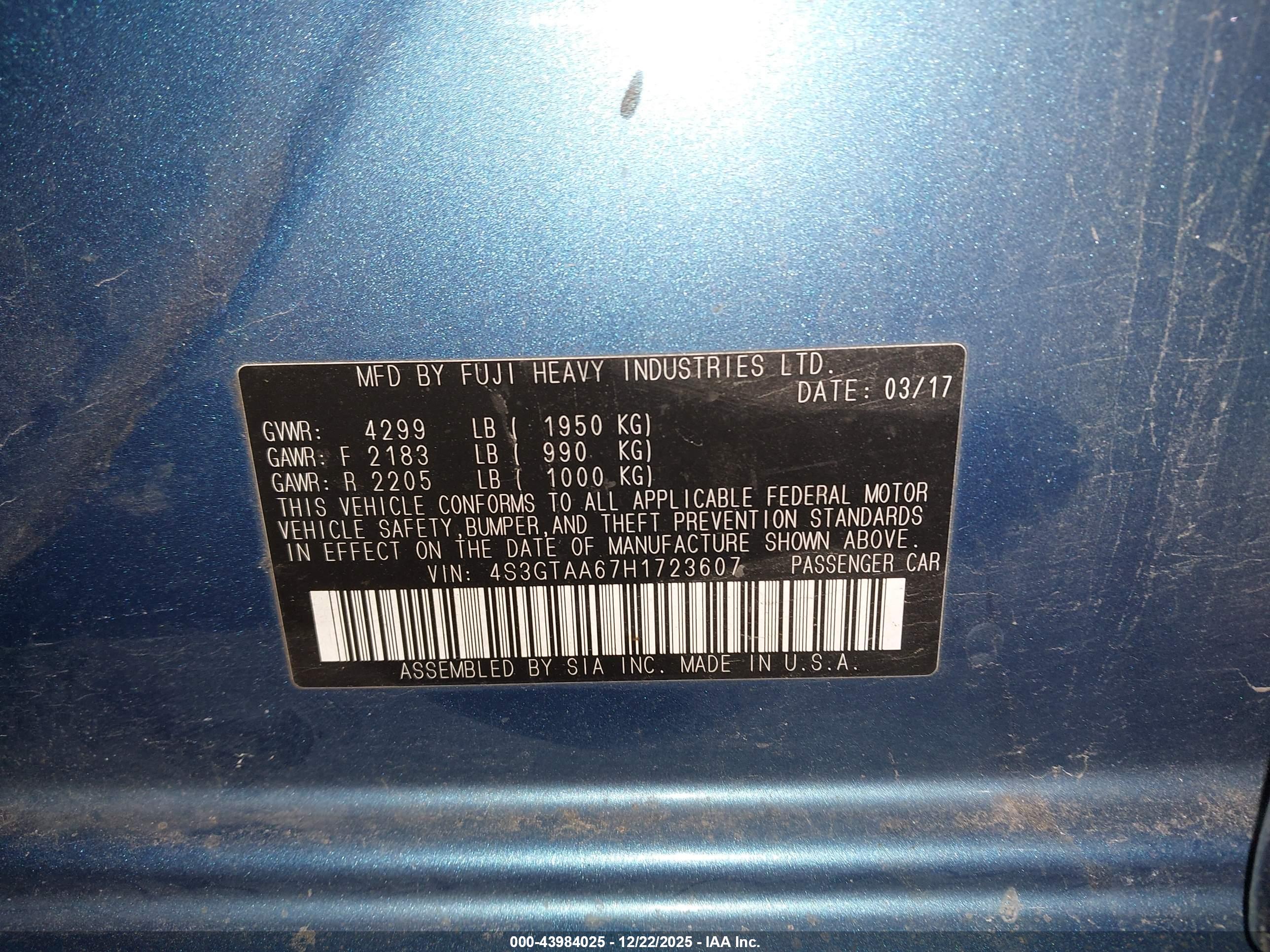 SUBARU IMPREZA image 9
