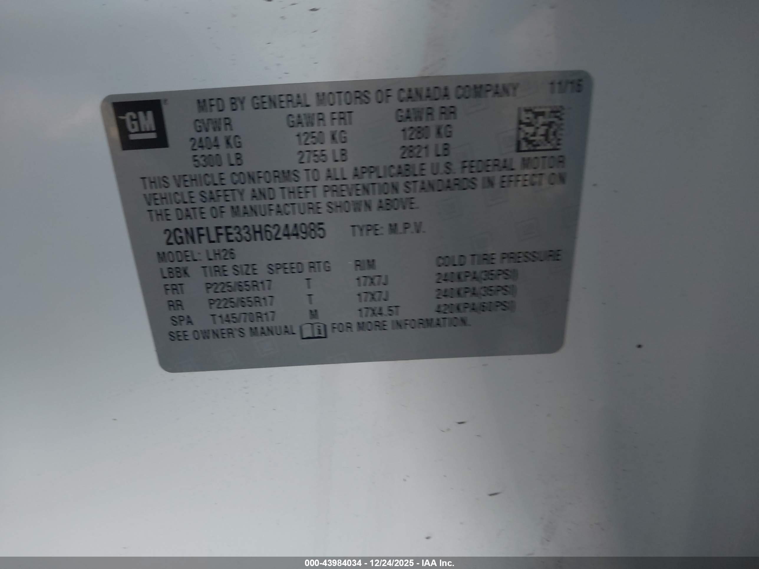 CHEVROLET EQUINOX image 9