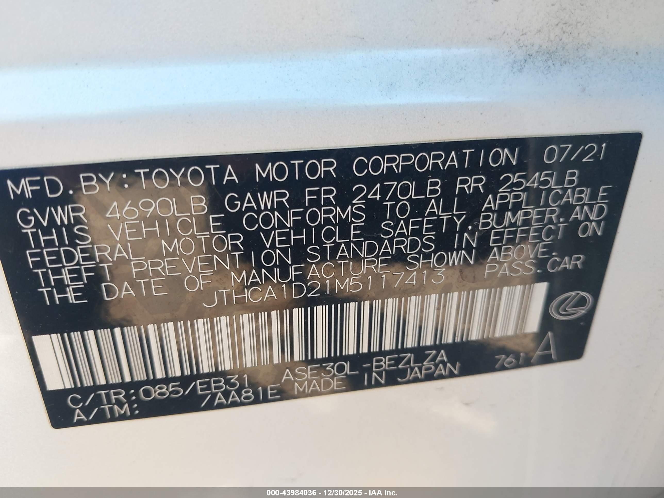 LEXUS IS image 9