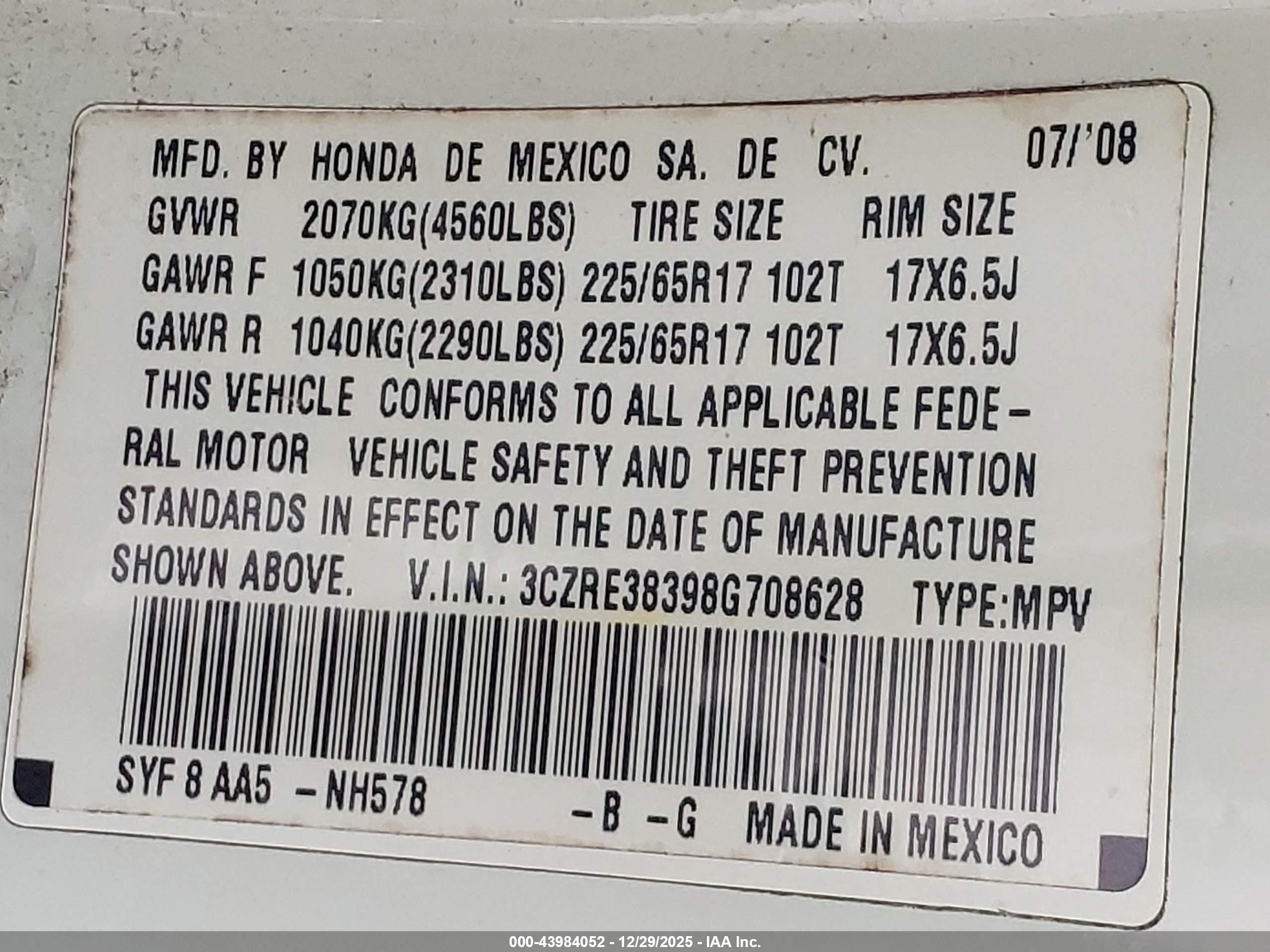 HONDA CR-V image 9