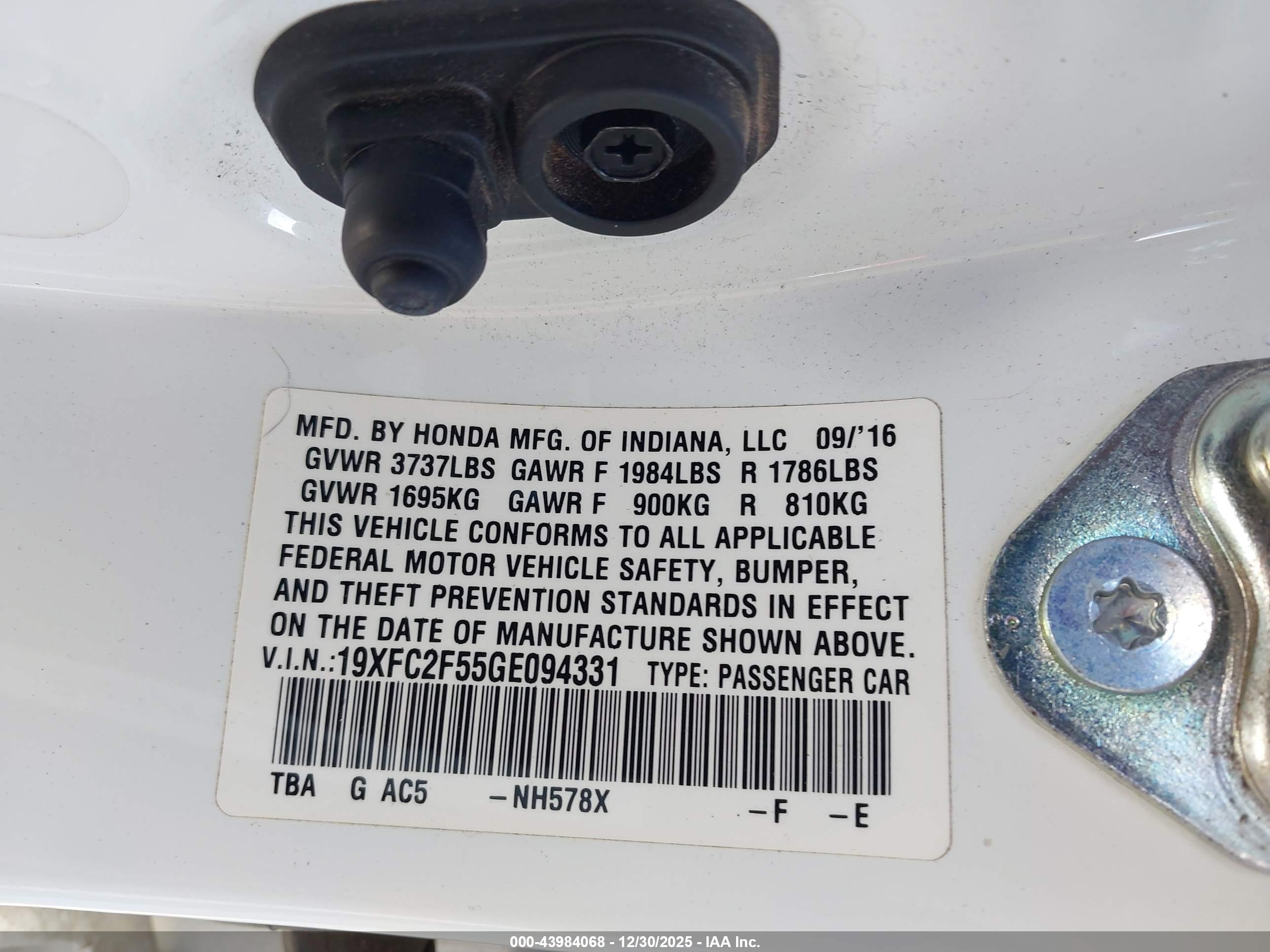 HONDA CIVIC image 9