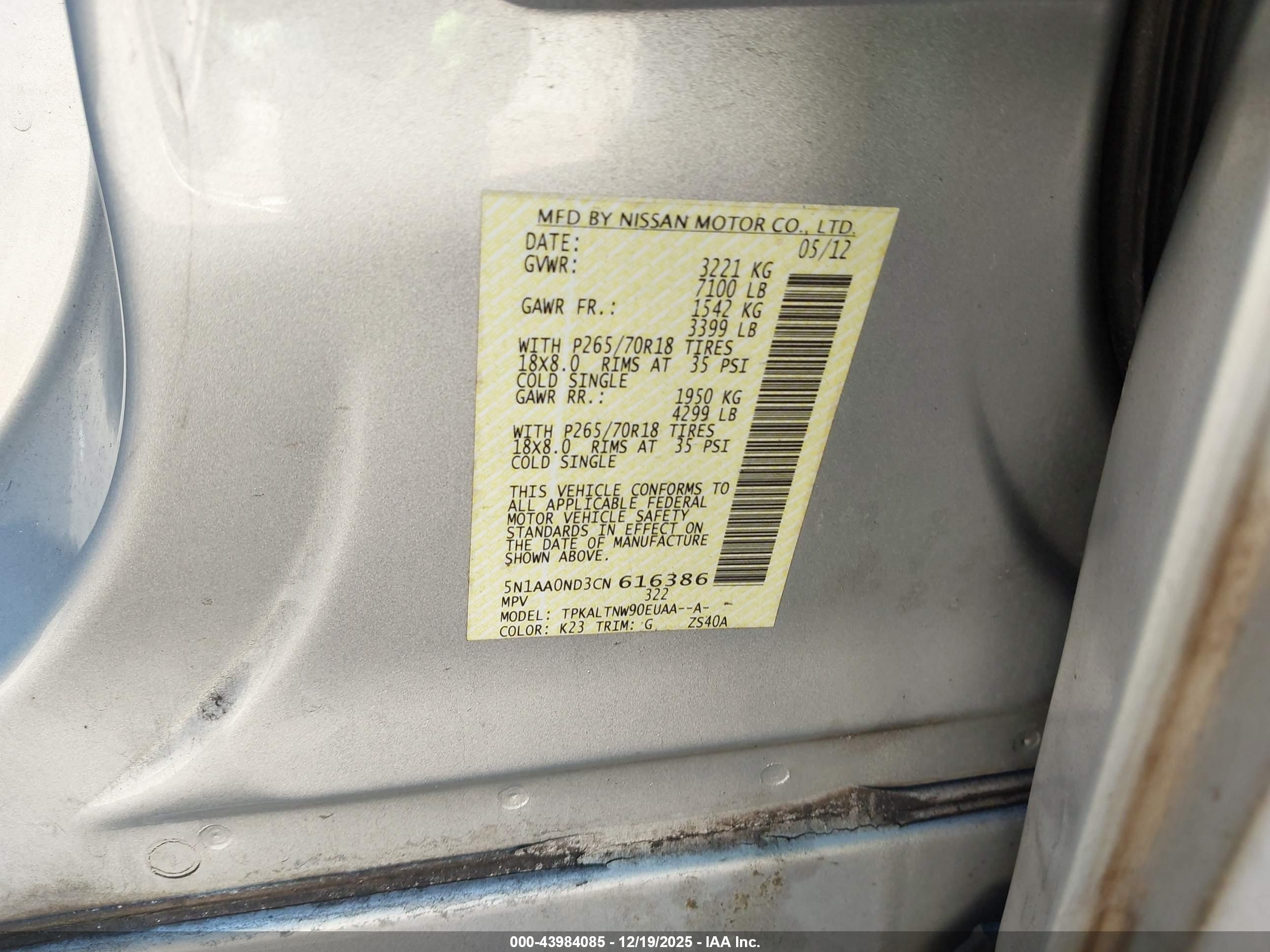 NISSAN ARMADA image 9