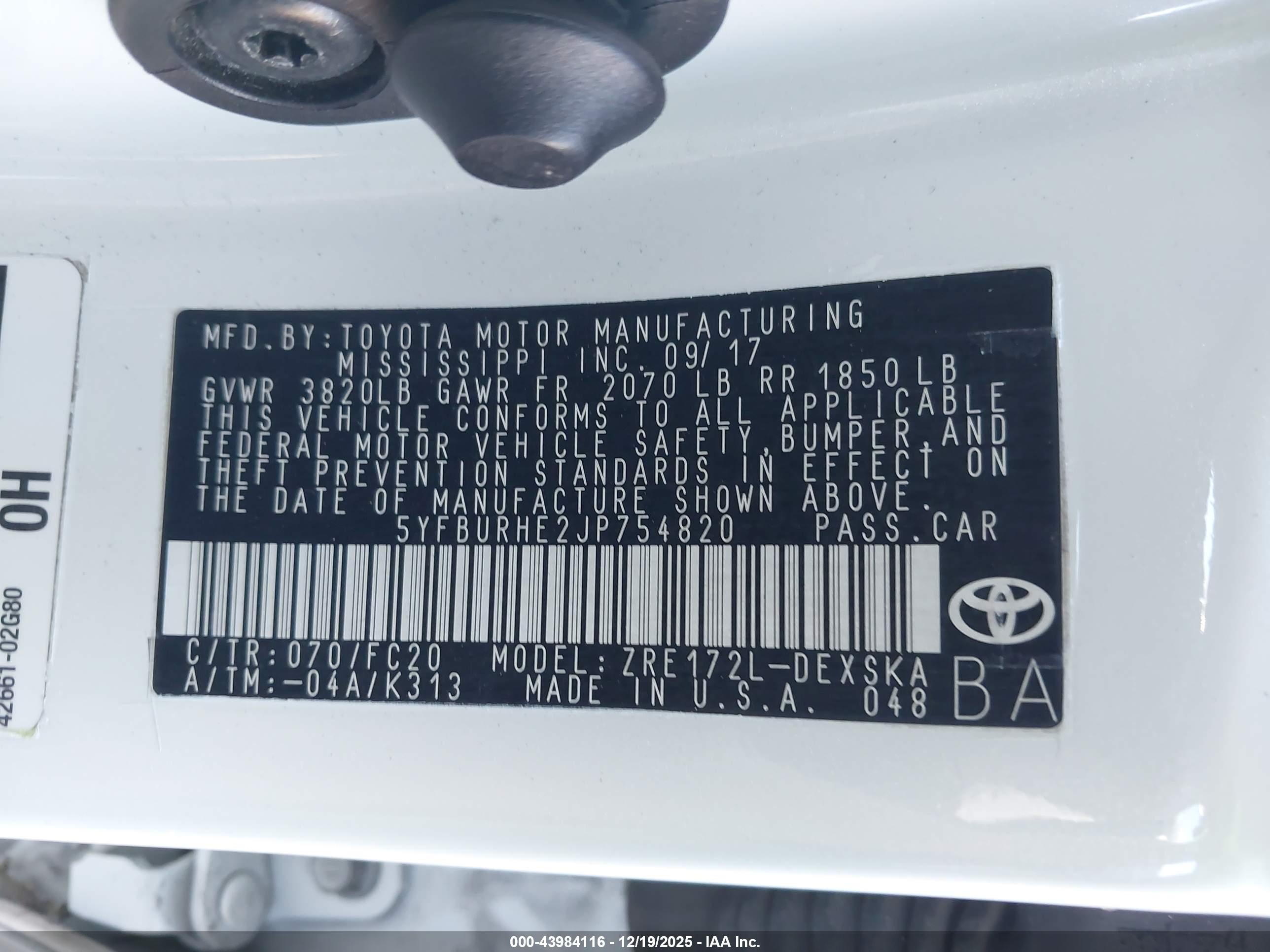 TOYOTA COROLLA image 9