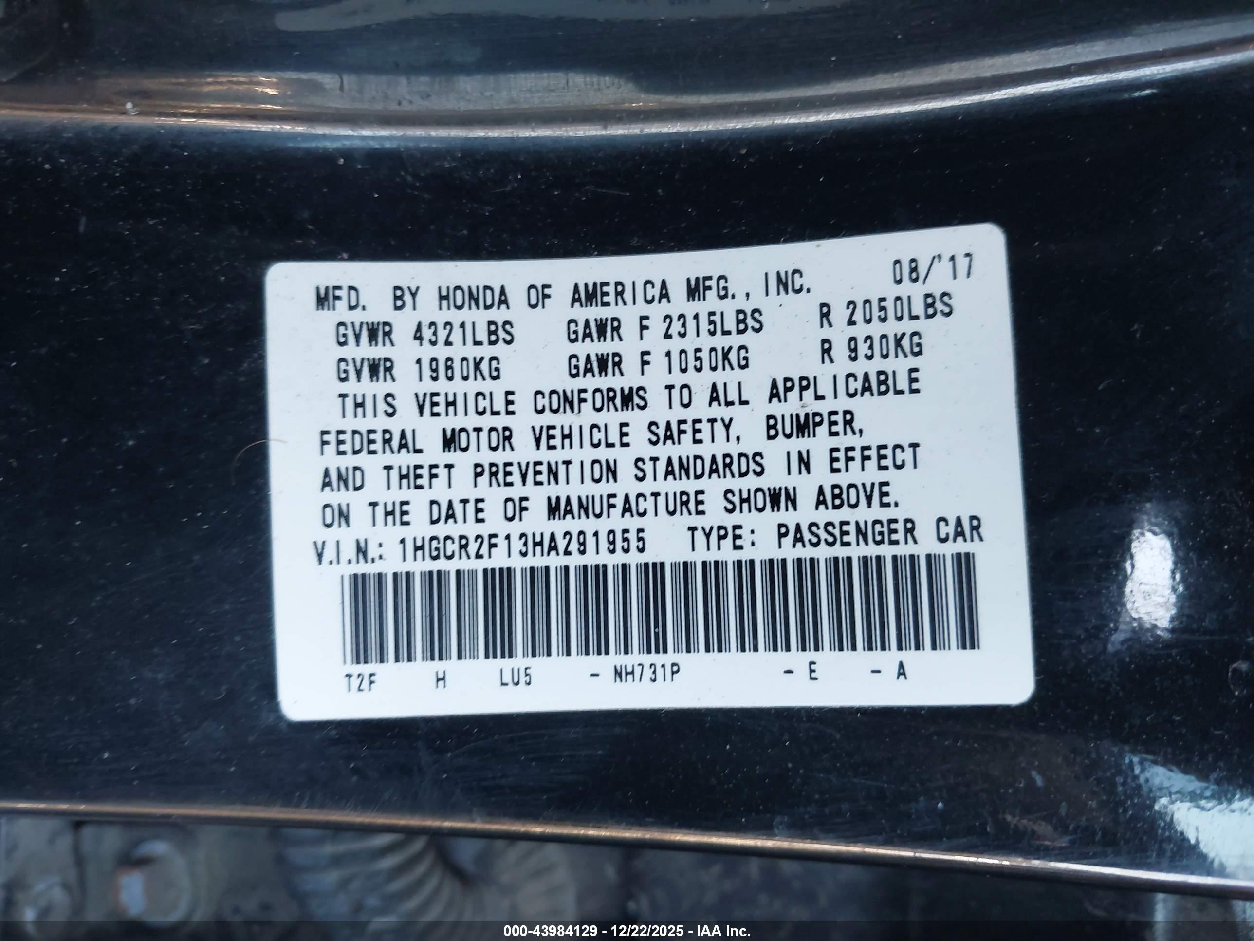 HONDA ACCORD image 9