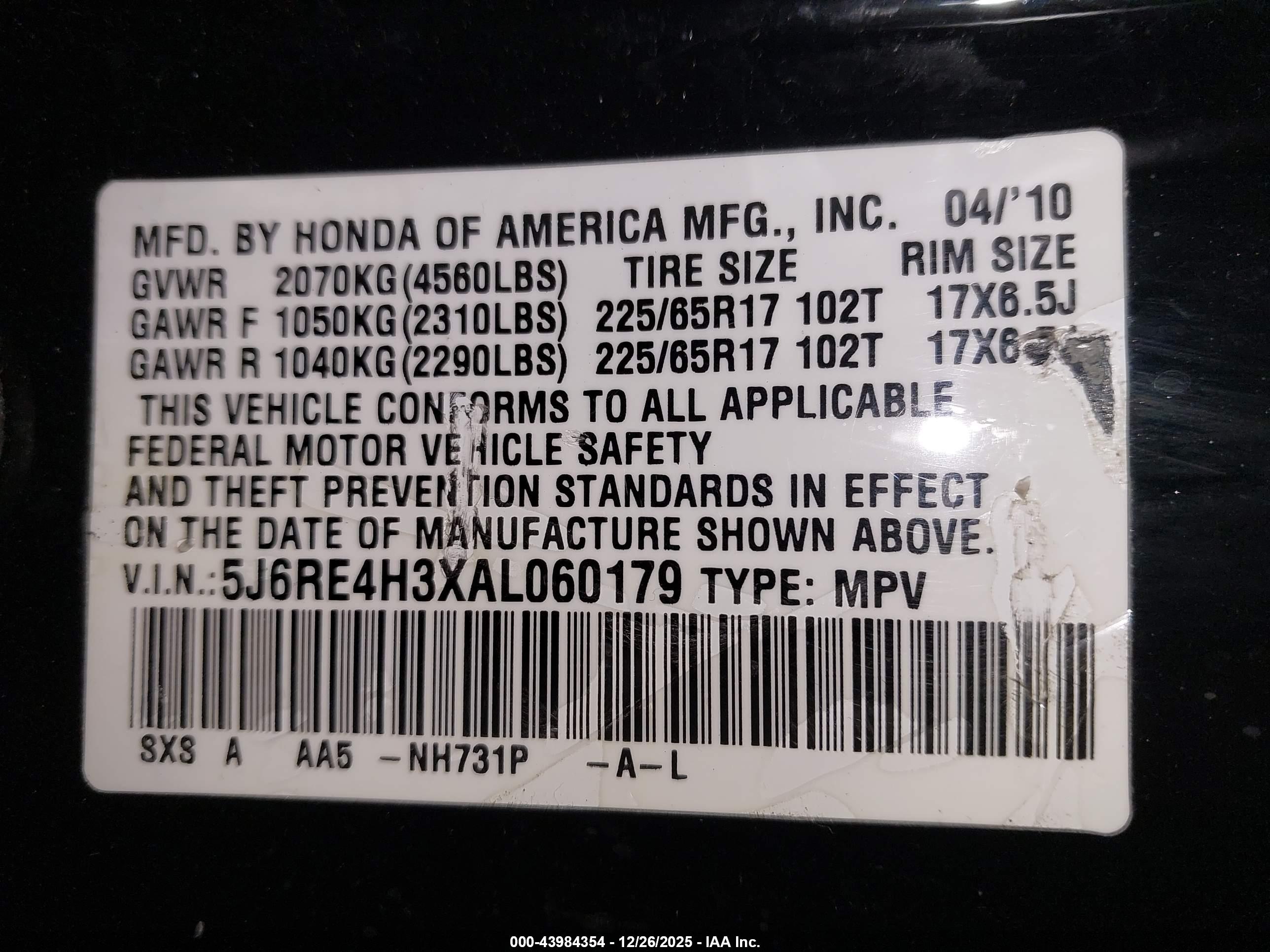HONDA CR-V image 9