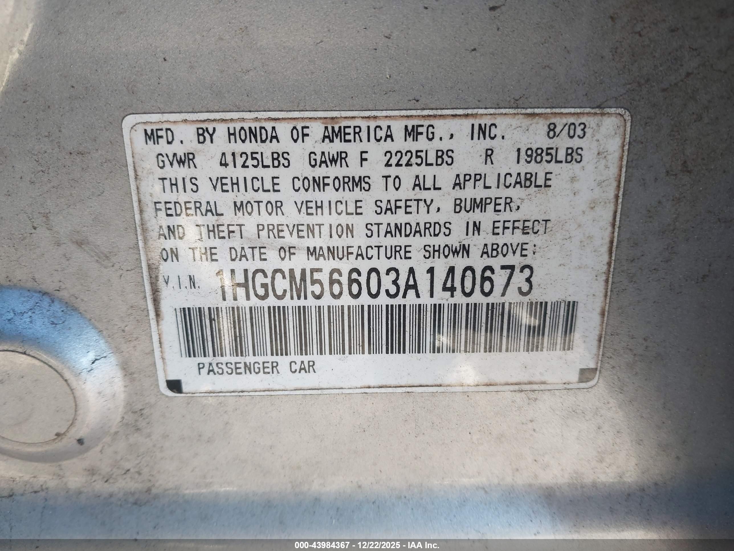 HONDA ACCORD image 9