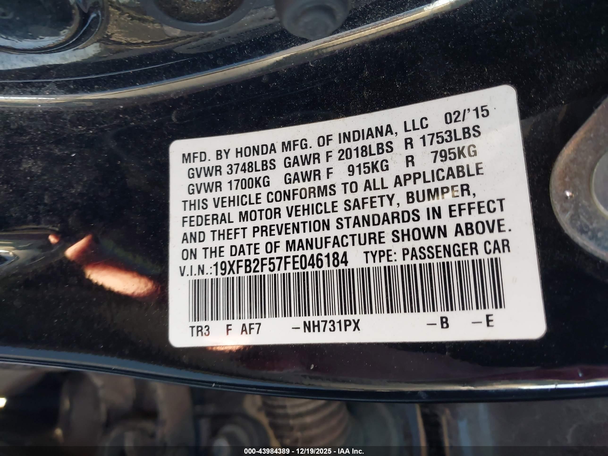 HONDA CIVIC image 9