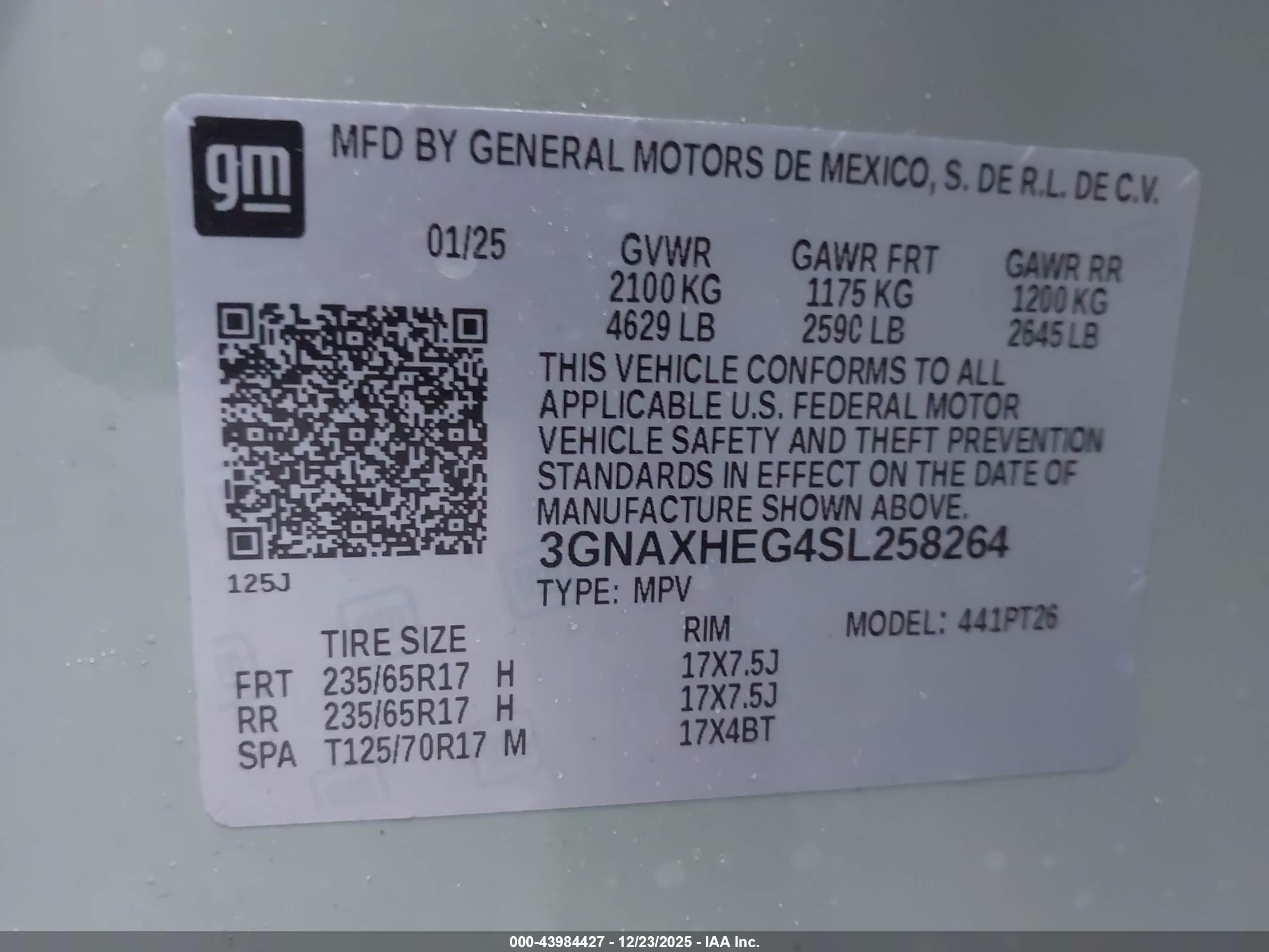 CHEVROLET EQUINOX image 9