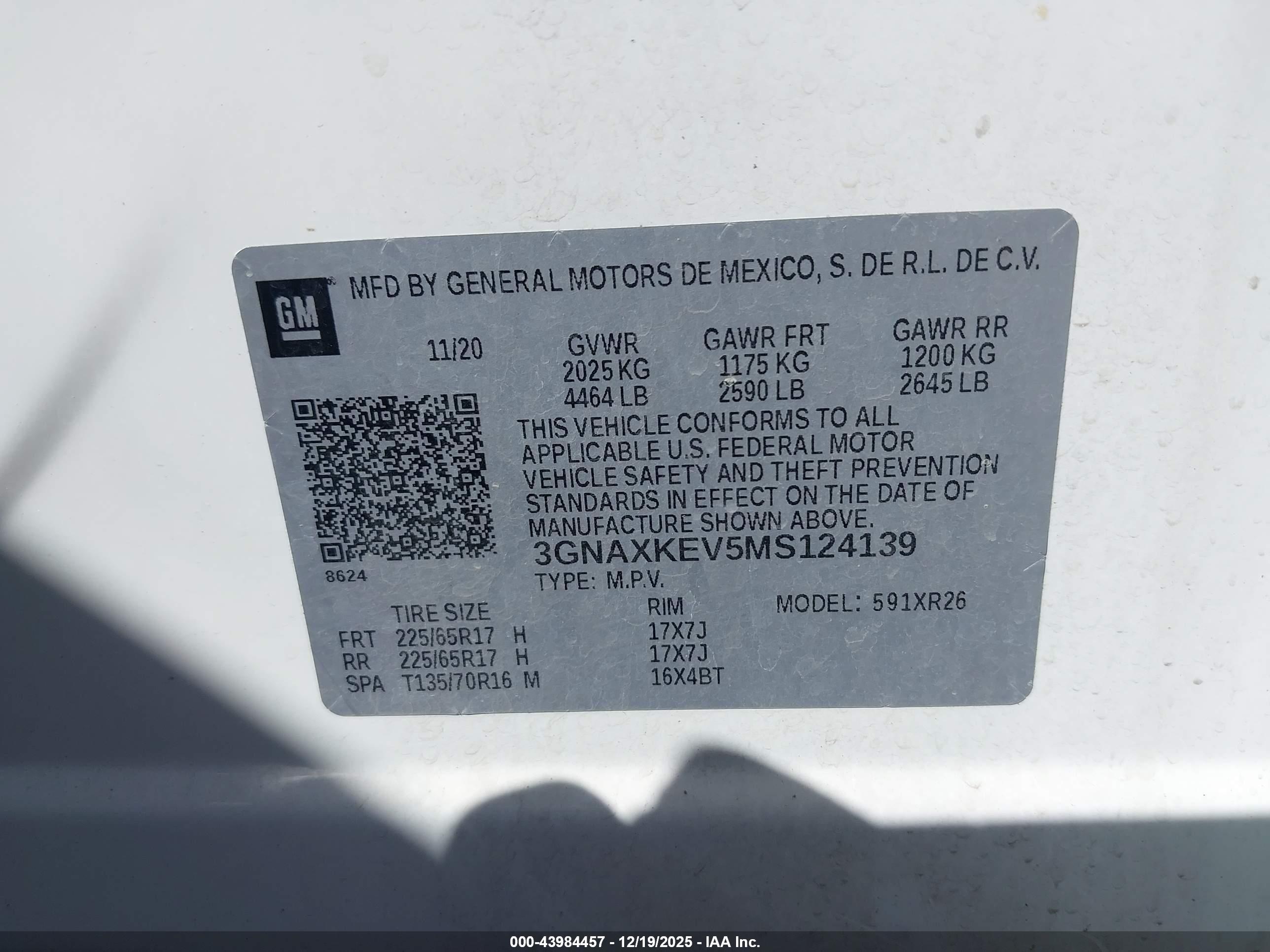 CHEVROLET EQUINOX image 9