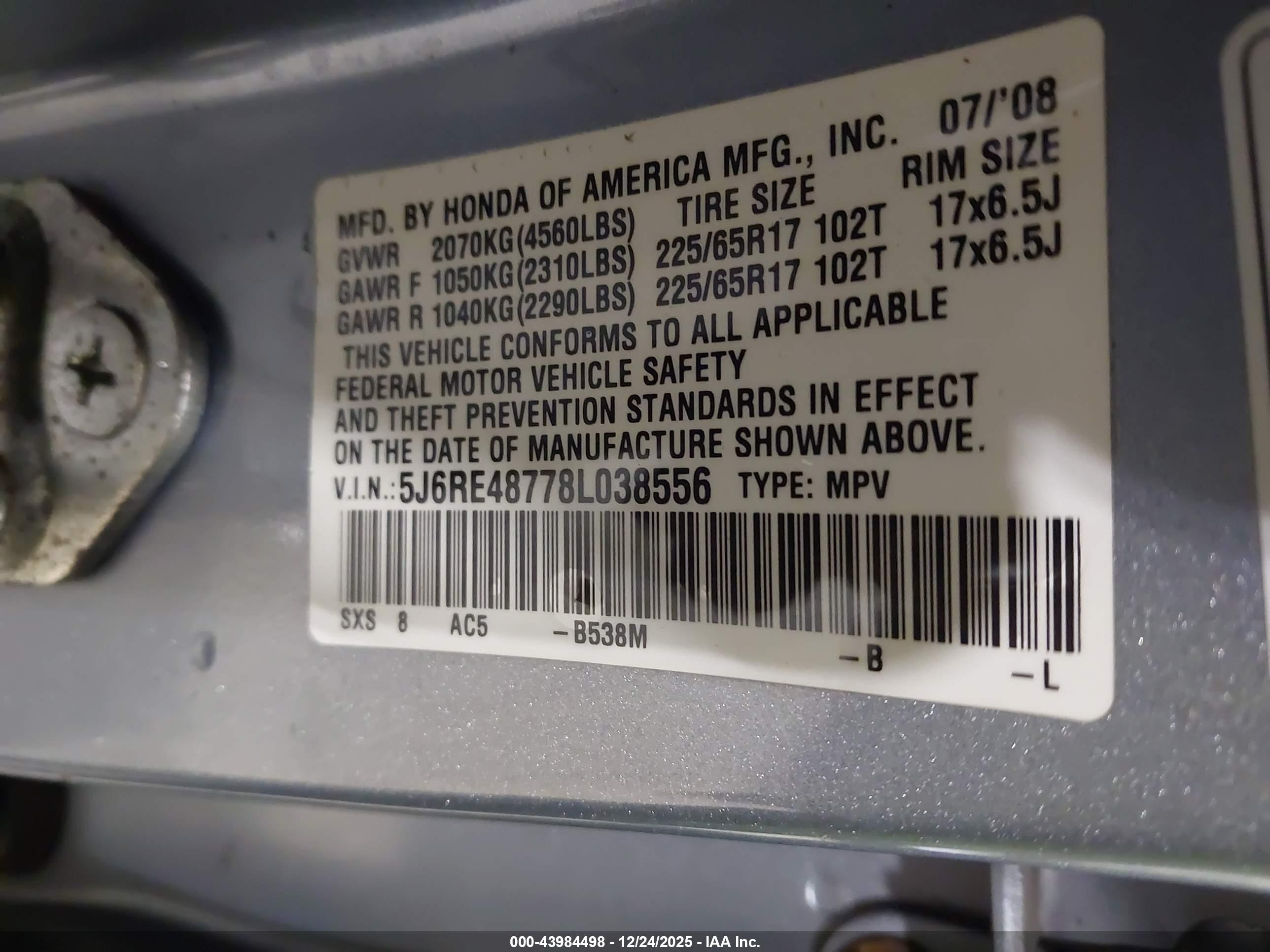 HONDA CR-V image 9