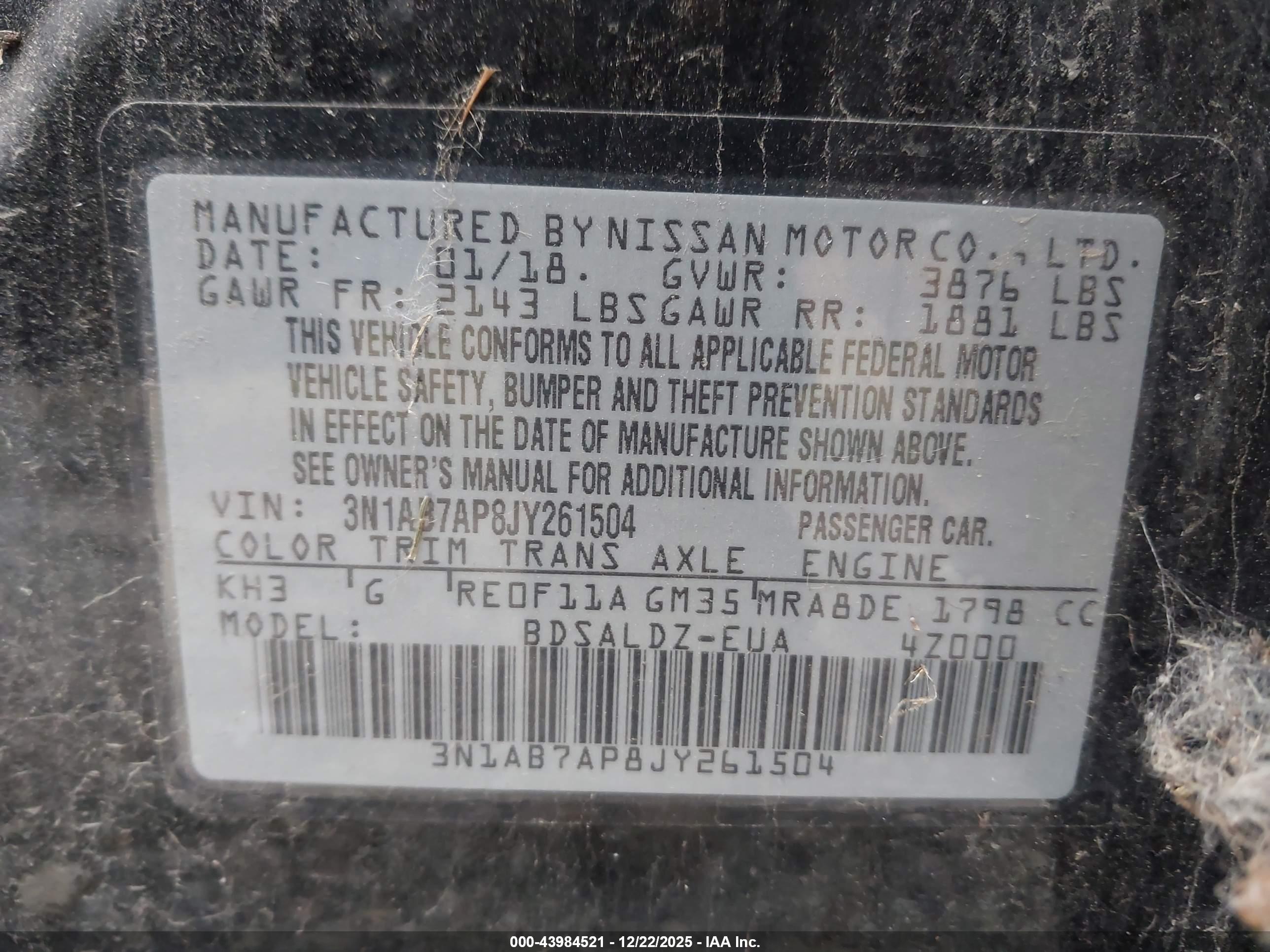 NISSAN SENTRA image 9