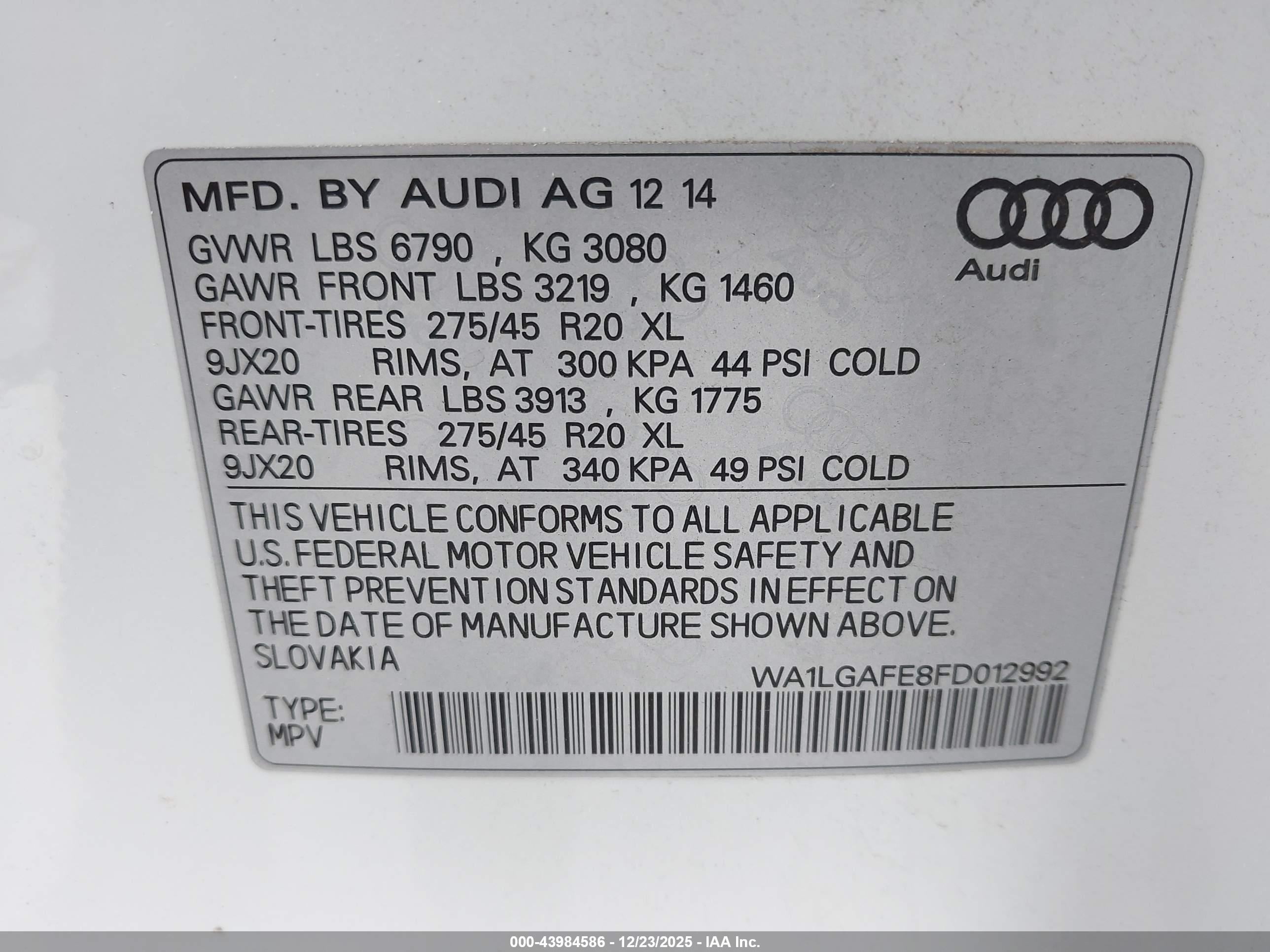 AUDI Q7 image 9