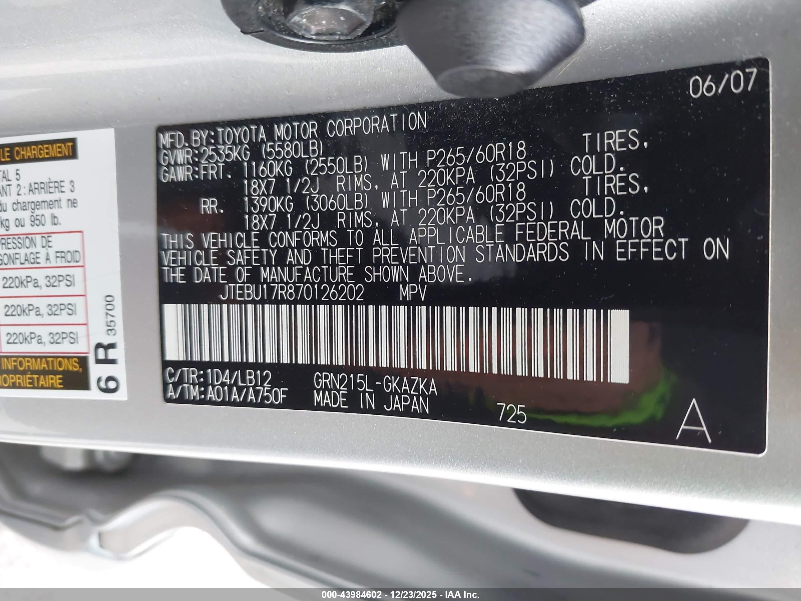 TOYOTA 4RUNNER image 9