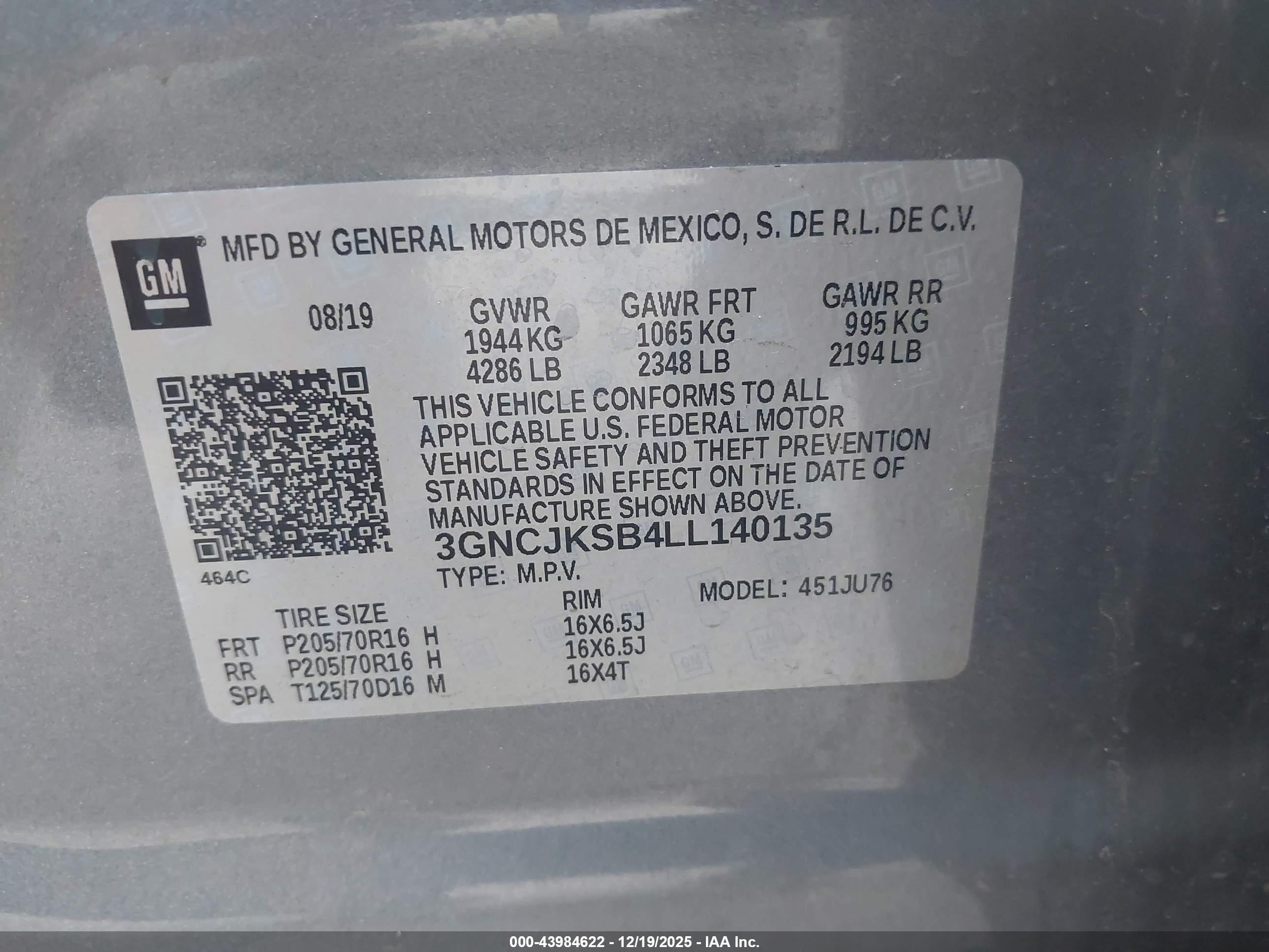 CHEVROLET TRAX image 9