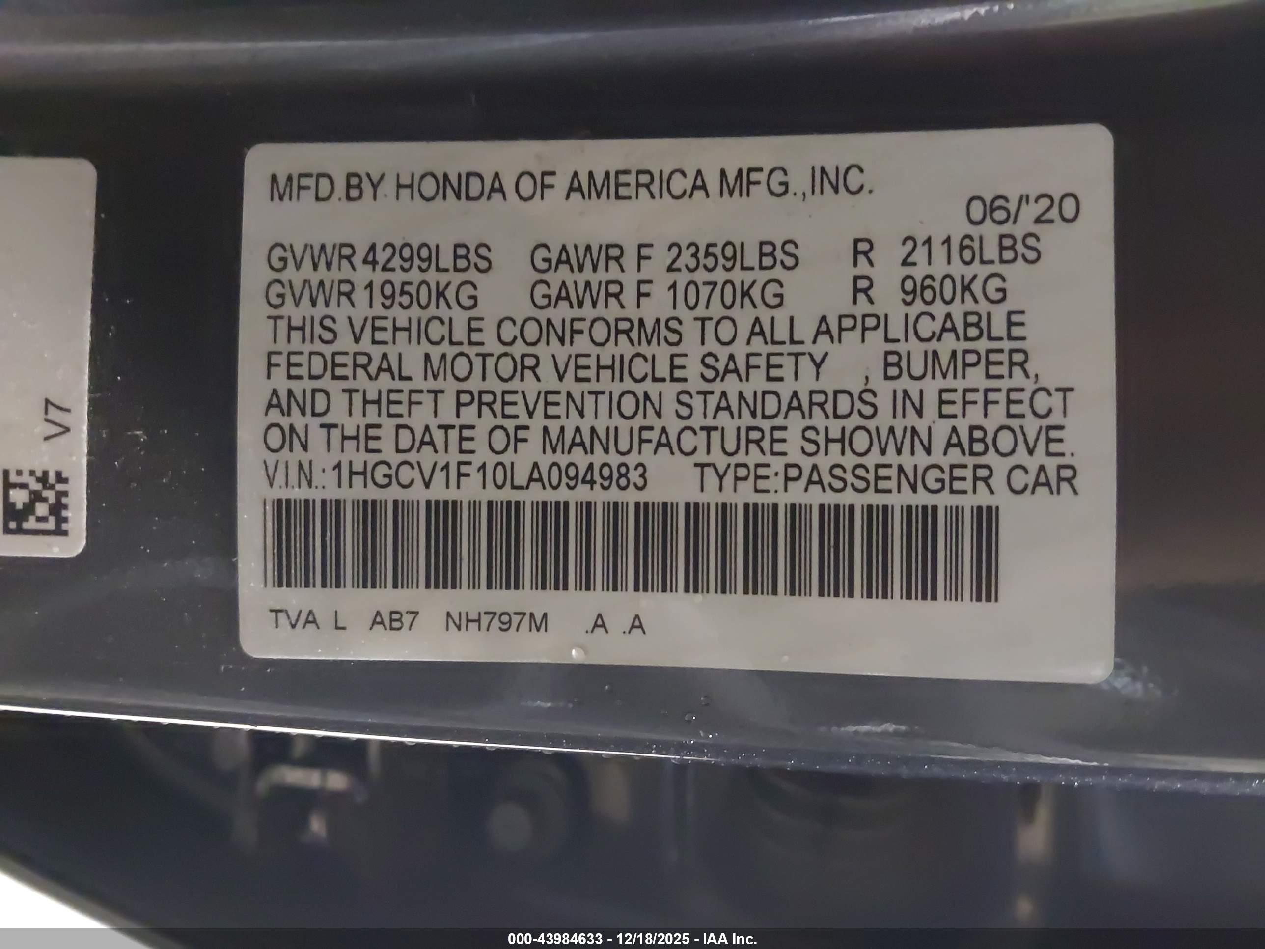HONDA ACCORD image 9