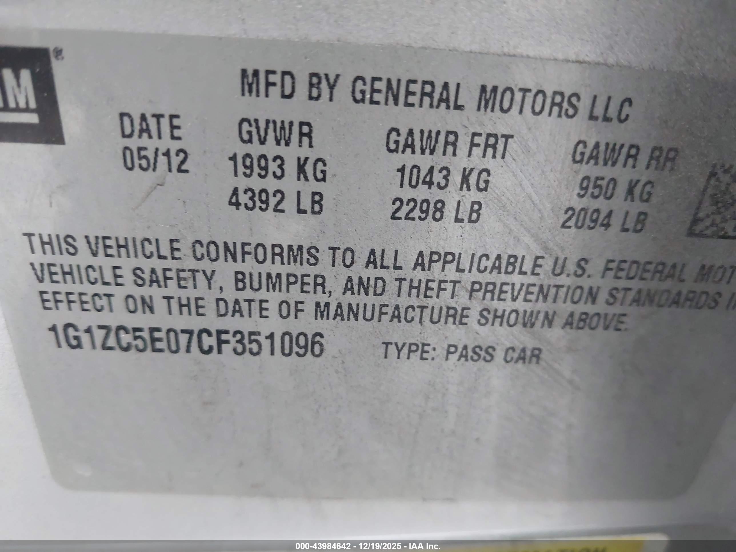 CHEVROLET MALIBU image 9