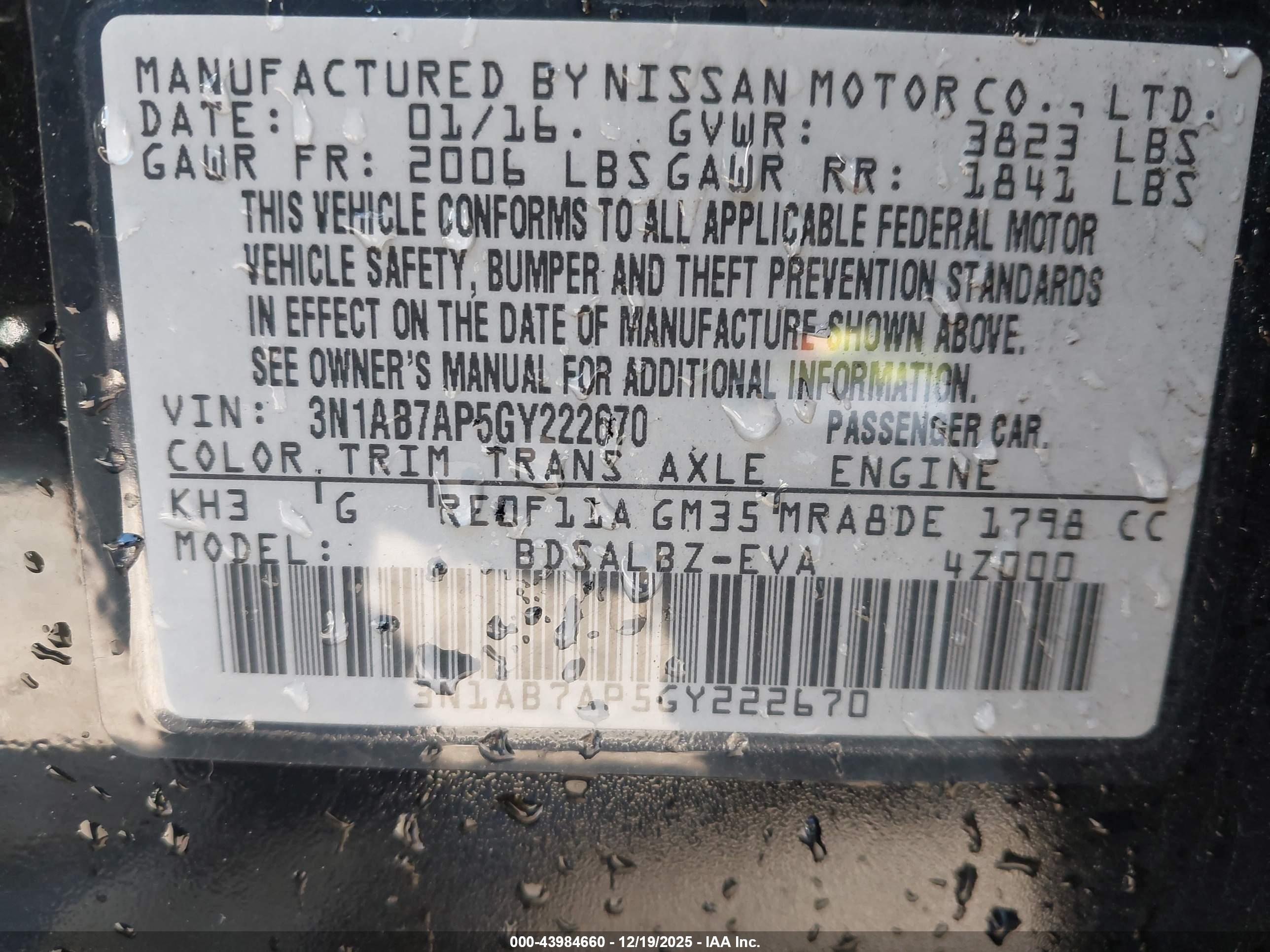 NISSAN SENTRA image 9