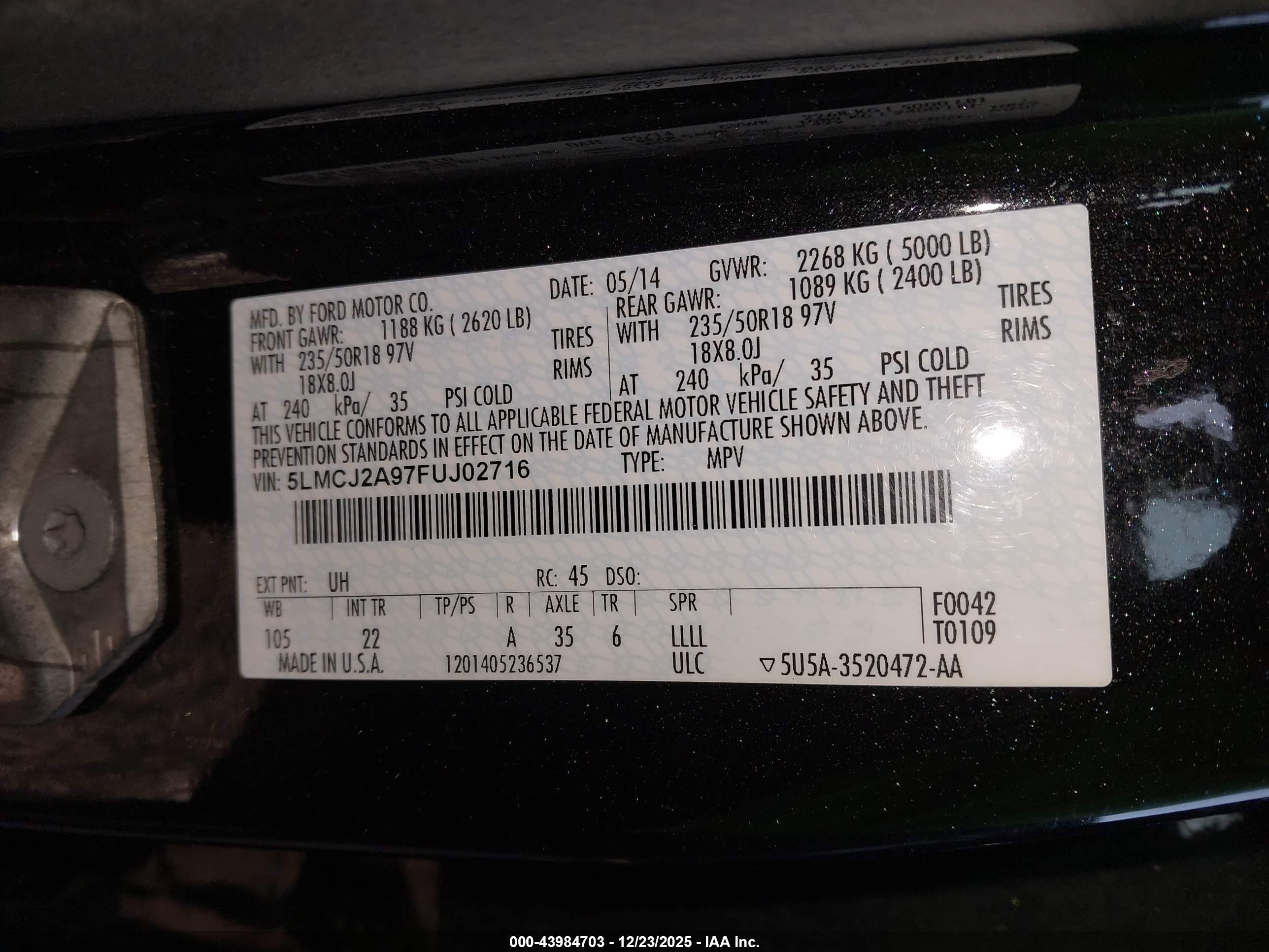 LINCOLN MKC image 9