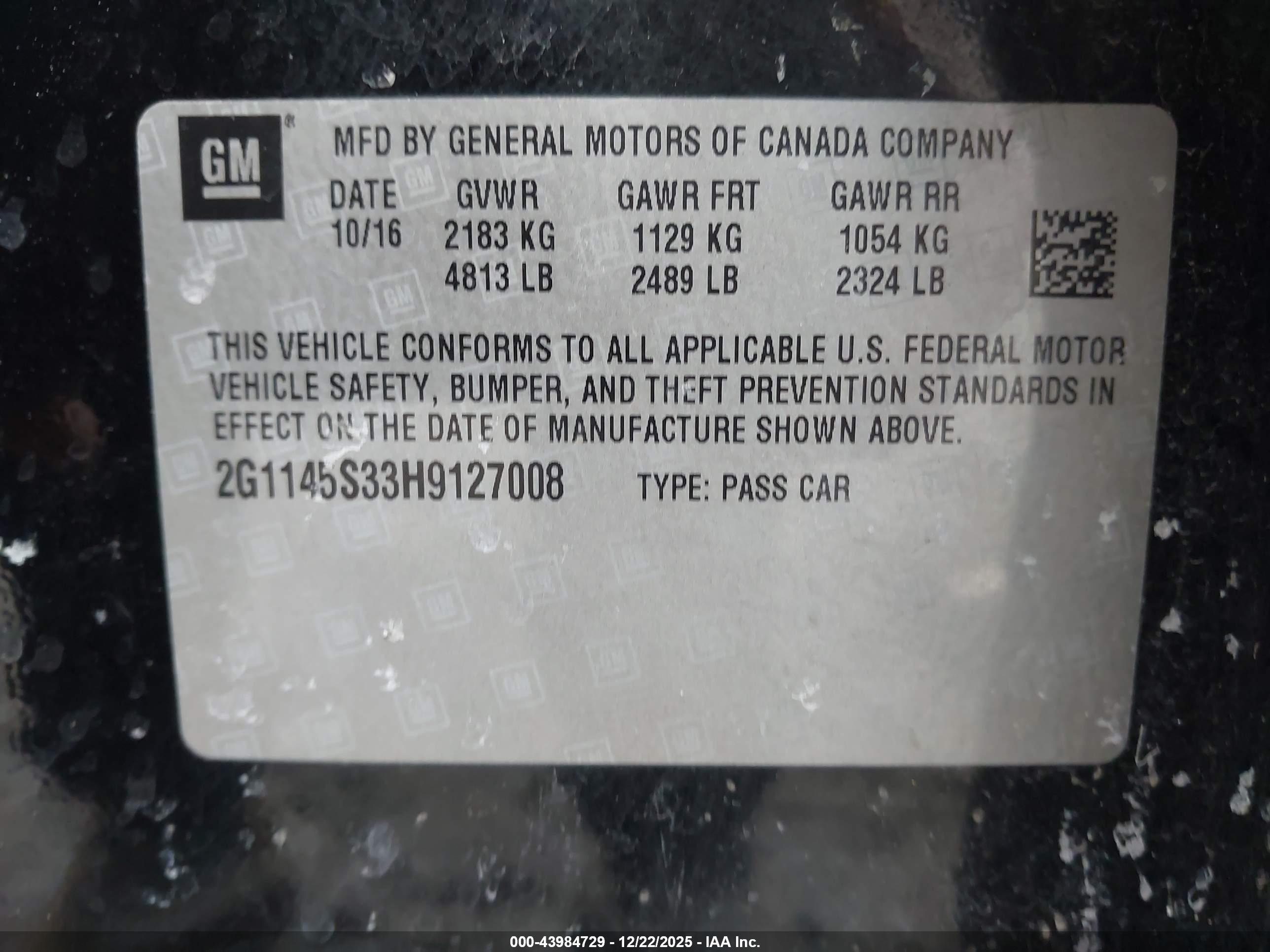 CHEVROLET IMPALA image 9
