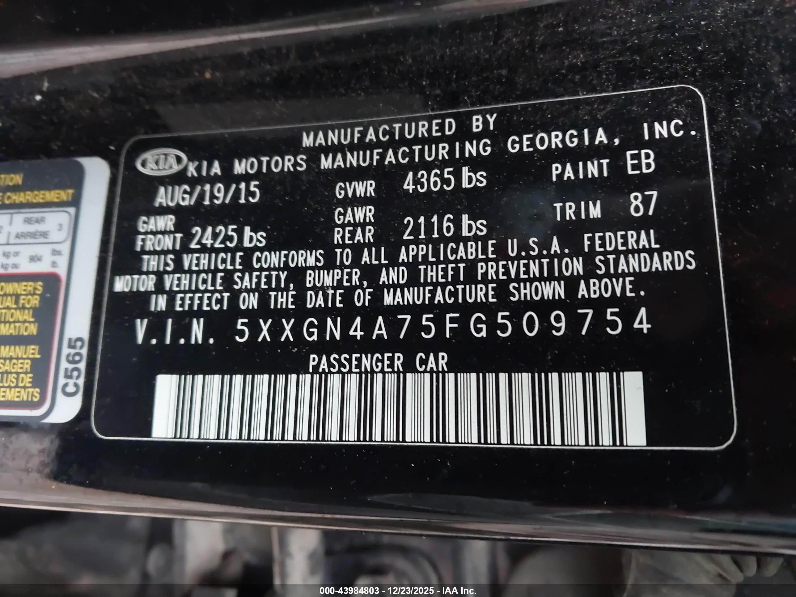 KIA OPTIMA image 9