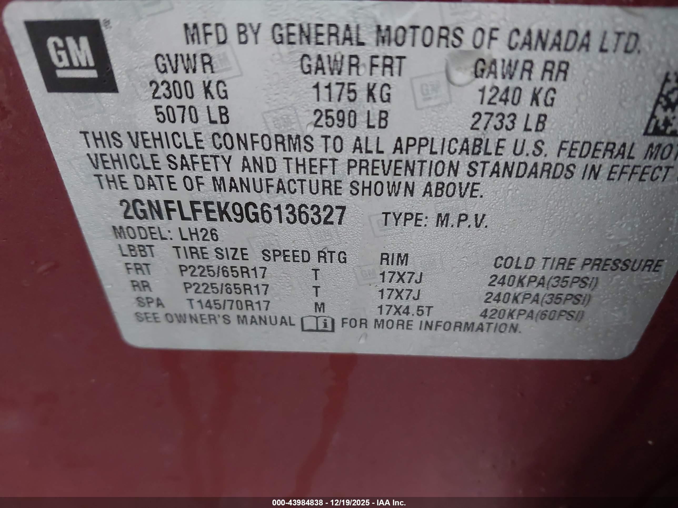 CHEVROLET EQUINOX image 9