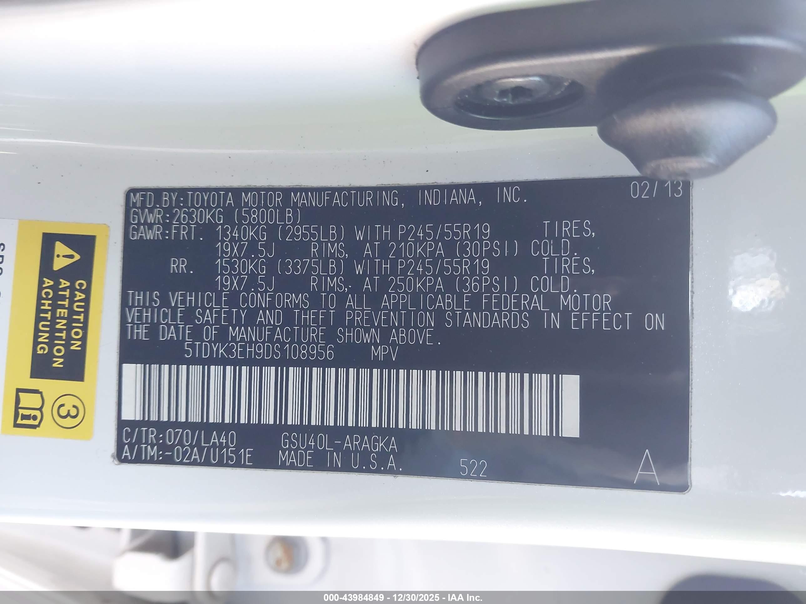 TOYOTA HIGHLANDER image 9